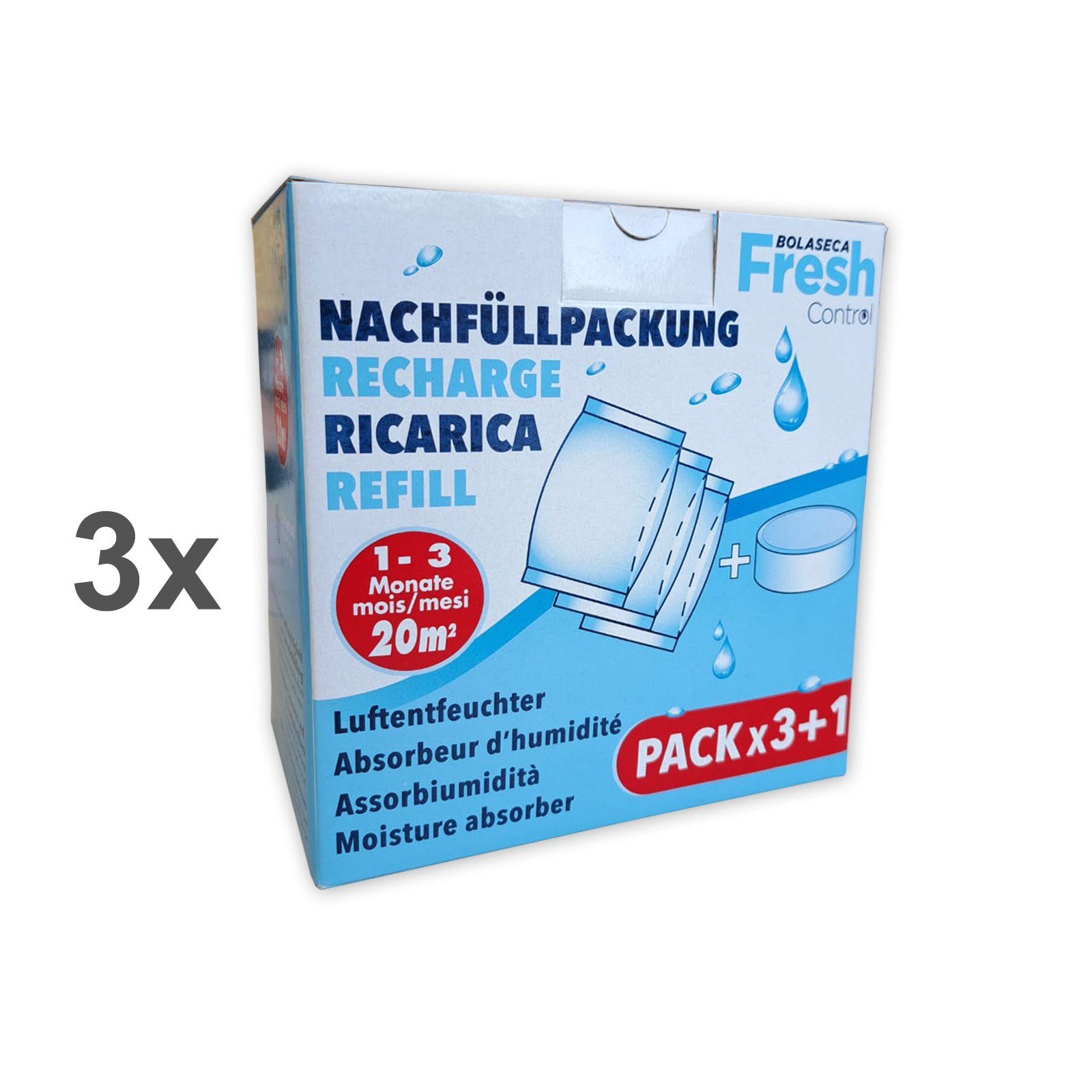 BlueCraft Luftentfeuchter-Nachfüllpack 9x 450 g Entfeuchter günstig online kaufen