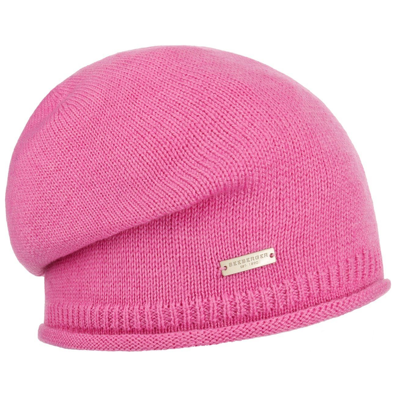 Seeberger Beanie (1-St) Strickmütze Oversize pink