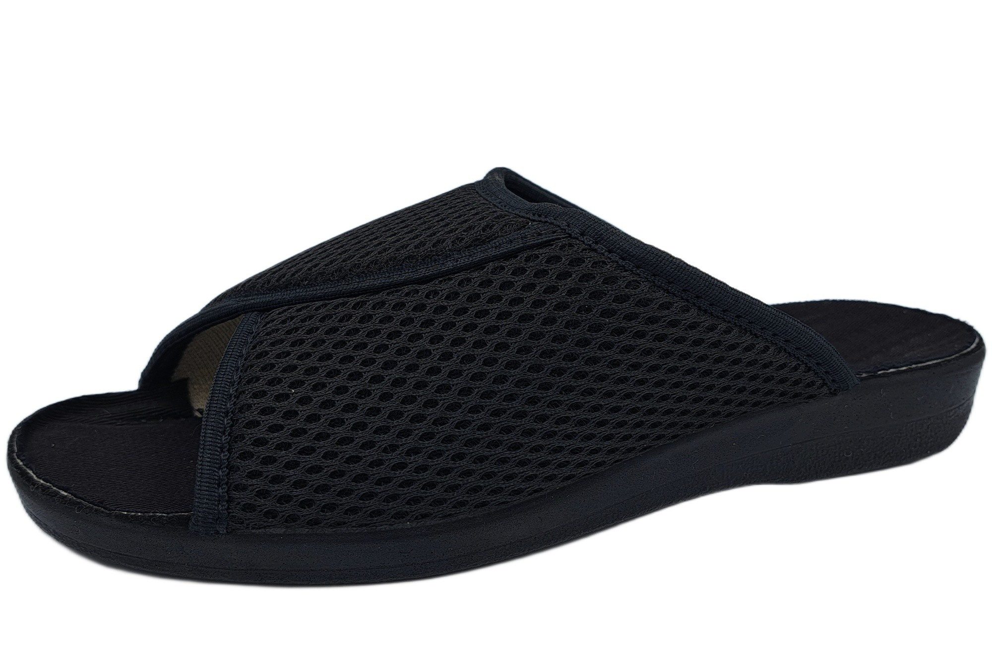 PADERO Pantolette für breite Füße Hausschuh Weite H