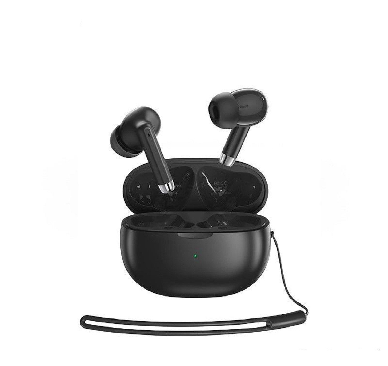 Remax CozyBuds W19 TWS Bluetooth 5.4 Kopfhörer, schwarz Bluetooth-Kopfhörer (Bluetooth, TWS, Bluetooth, ergonomisch, lange Gesprächszeit)