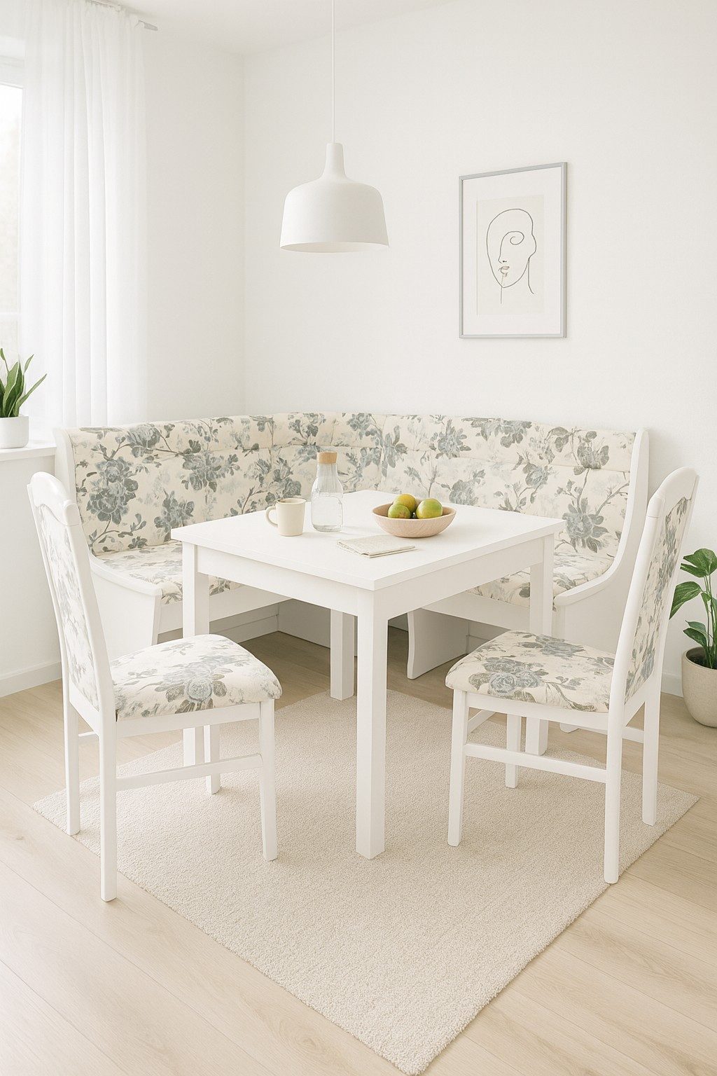 moebel-direkt-online Eckbankgruppe Anja I, (Spar-Set, 4tlg. Set), Sitzflächen mit hochwertiger Gasdruckfeder