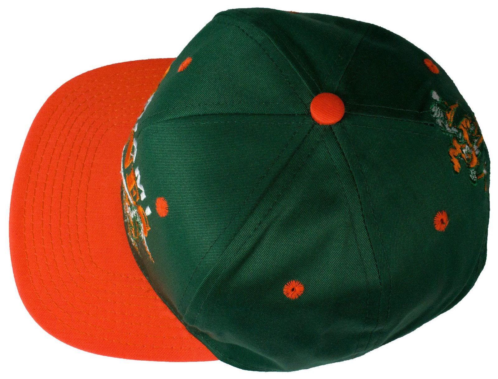 Drew Pearson Baseball Cap Drew Pearson Miami Hurricanes Vintage Snapback Cap NFLCollege Vintage Original, Offilziell lizenziert, Limitierter Bestand