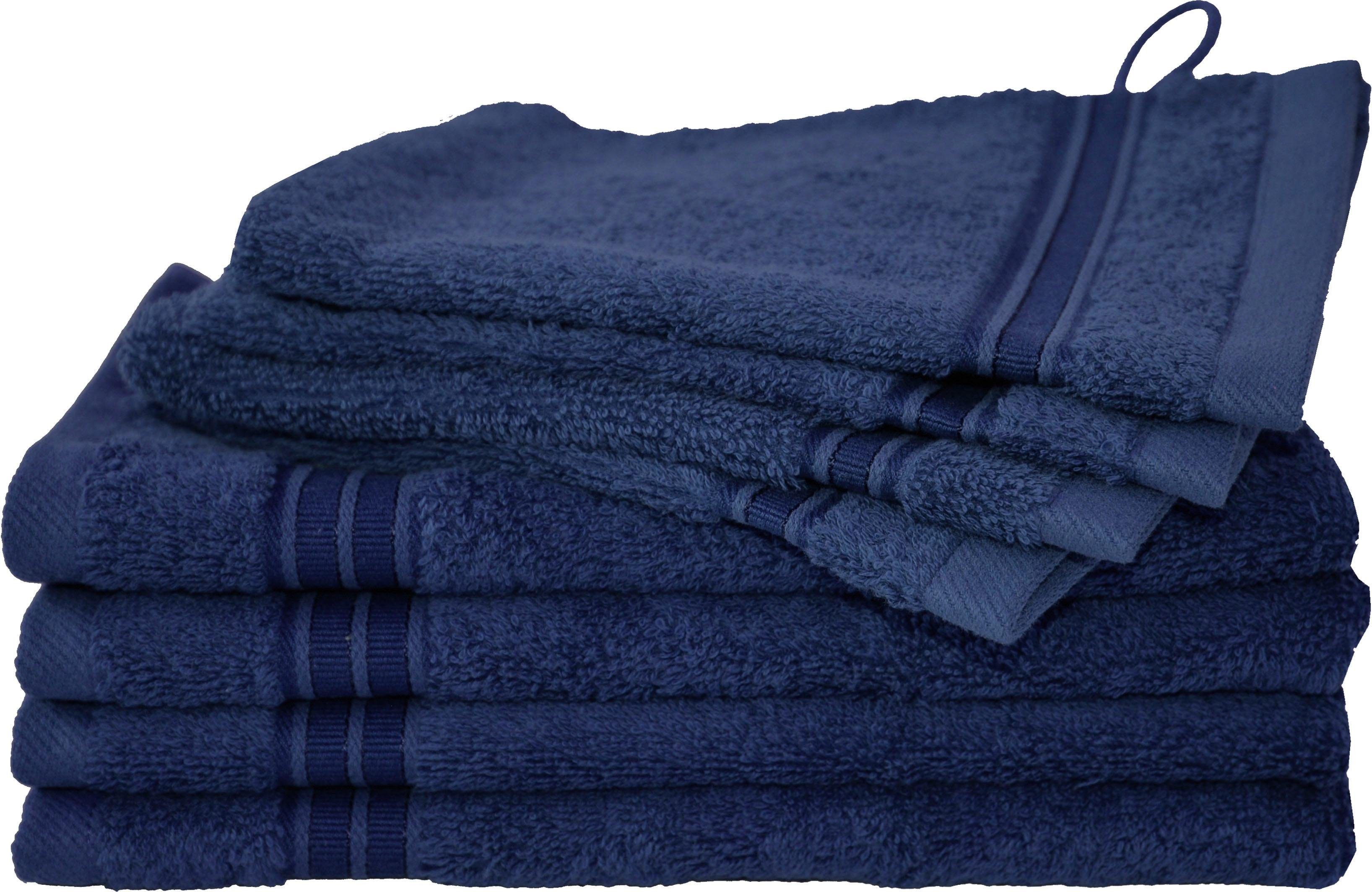 Dyckhoff Handtuch Set »Siena«, Set, 8 tlg., Walkfrottier, in tollen Unifarb günstig online kaufen