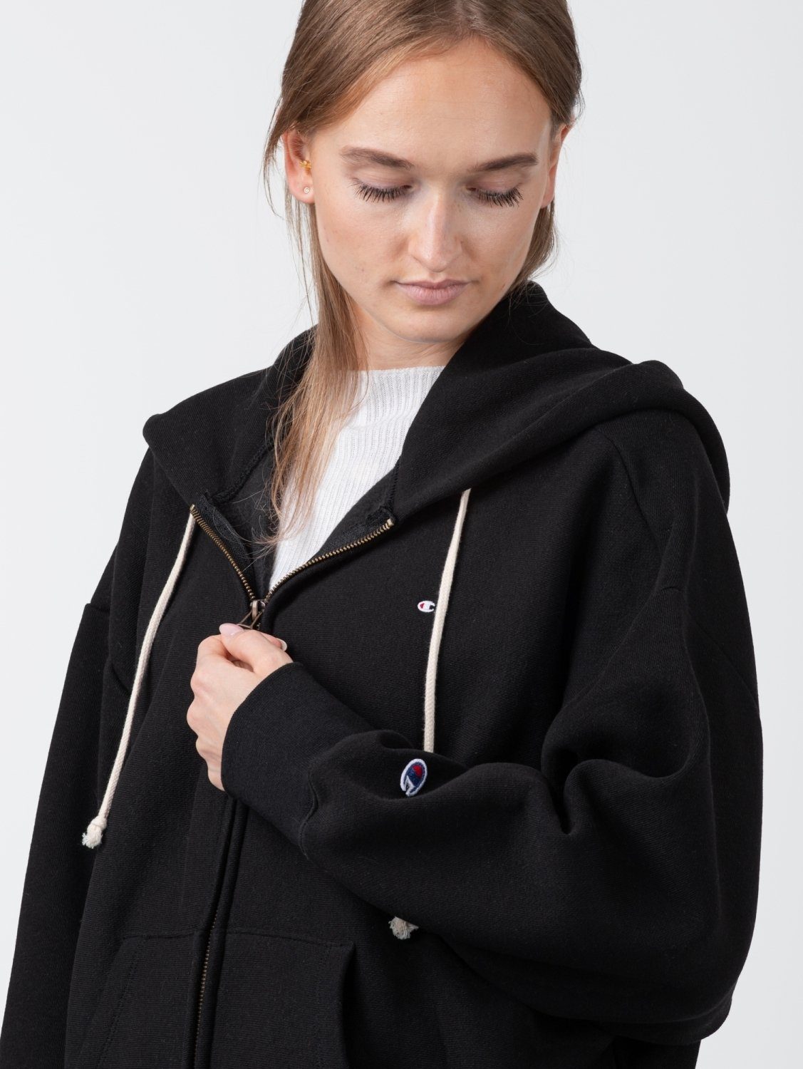 Champion Sweatjacke Champion Hooded Full Zip Sweatshirt