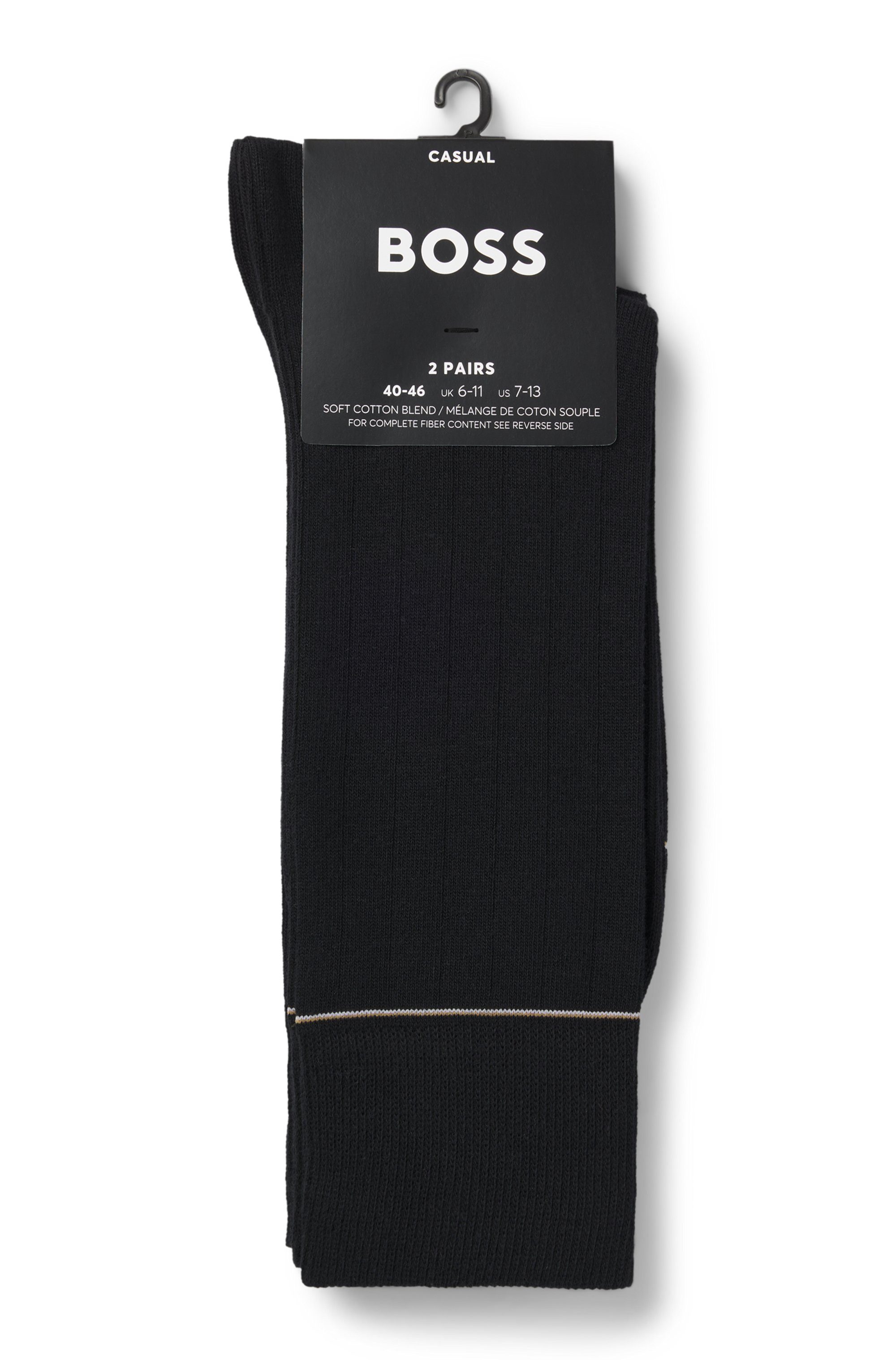 BOSS Businesssocken 2P RS Light rib CC (2-Paar)