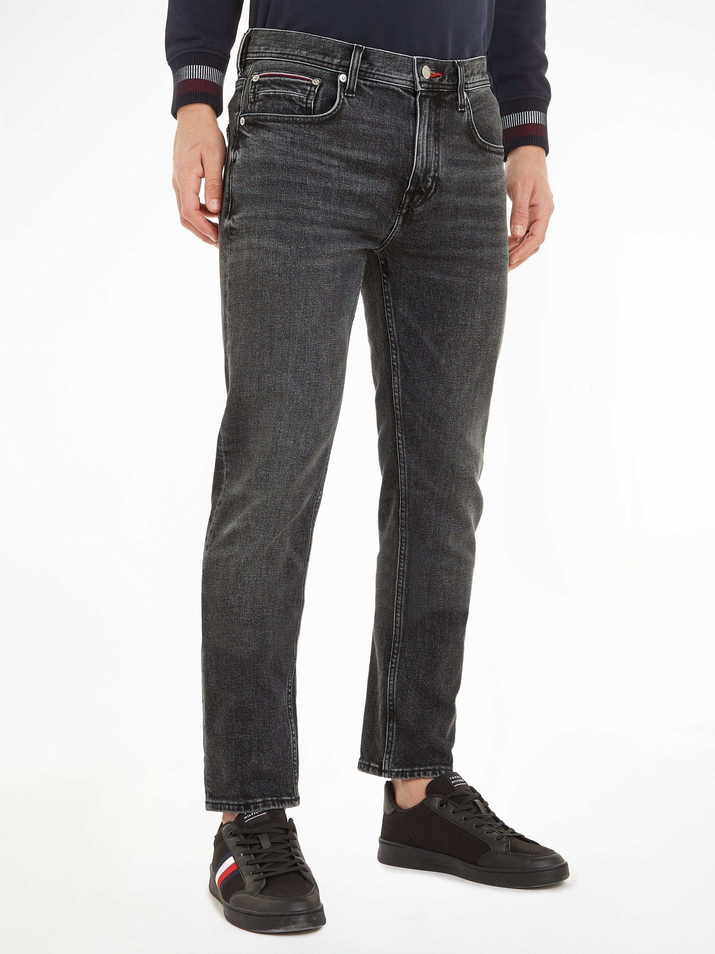 【Echt】 Tommy Hilfiger Straight-Jeans STRAIGHT DENTON elgin STR grey