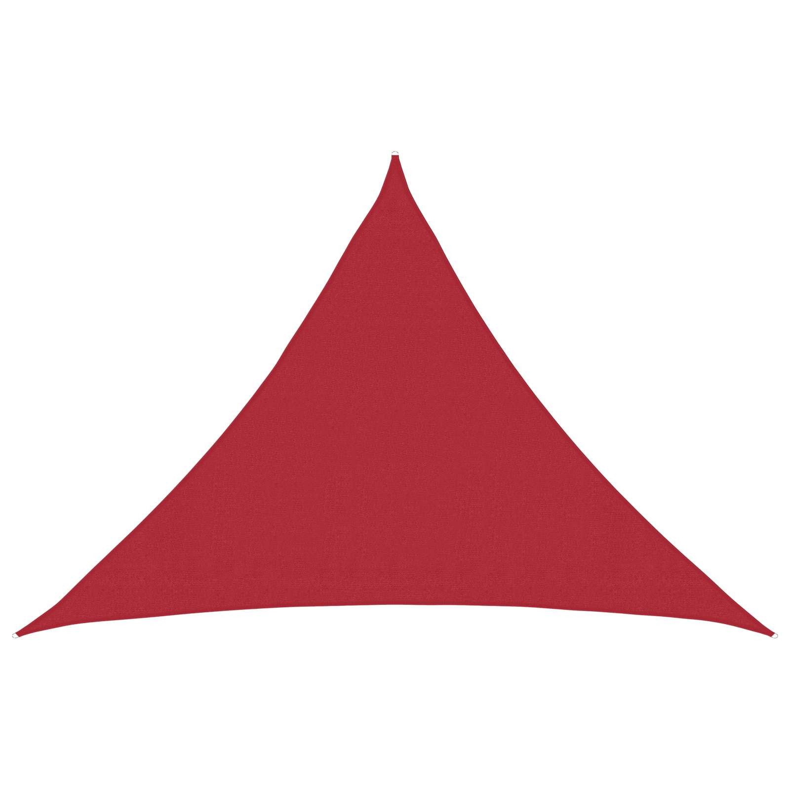 vidaXL Sonnensegel Sonnensegel Rot 7 x 5 x 5 m HDPE, (1-tlg)