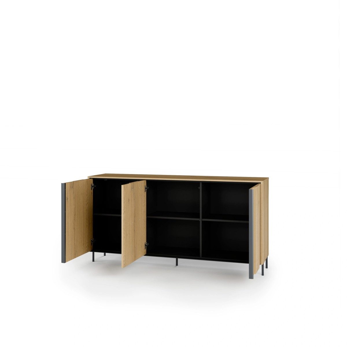 yourhouse24 Sideboard TIVOLI TI-04 (167 cm) mit LED-Beleuchtung