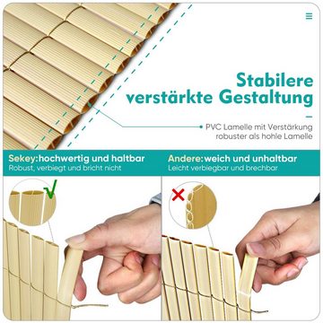 Sekey Balkonsichtschutz »Balkonsichtschutz PVC Sichtschutzmatte 14mm«