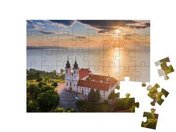 puzzleYOU Puzzle Benediktinerkloster von Tihany am Balaton, Ungarn, 48 Puzzleteile, puzzleYOU-Kollektionen Ungarn