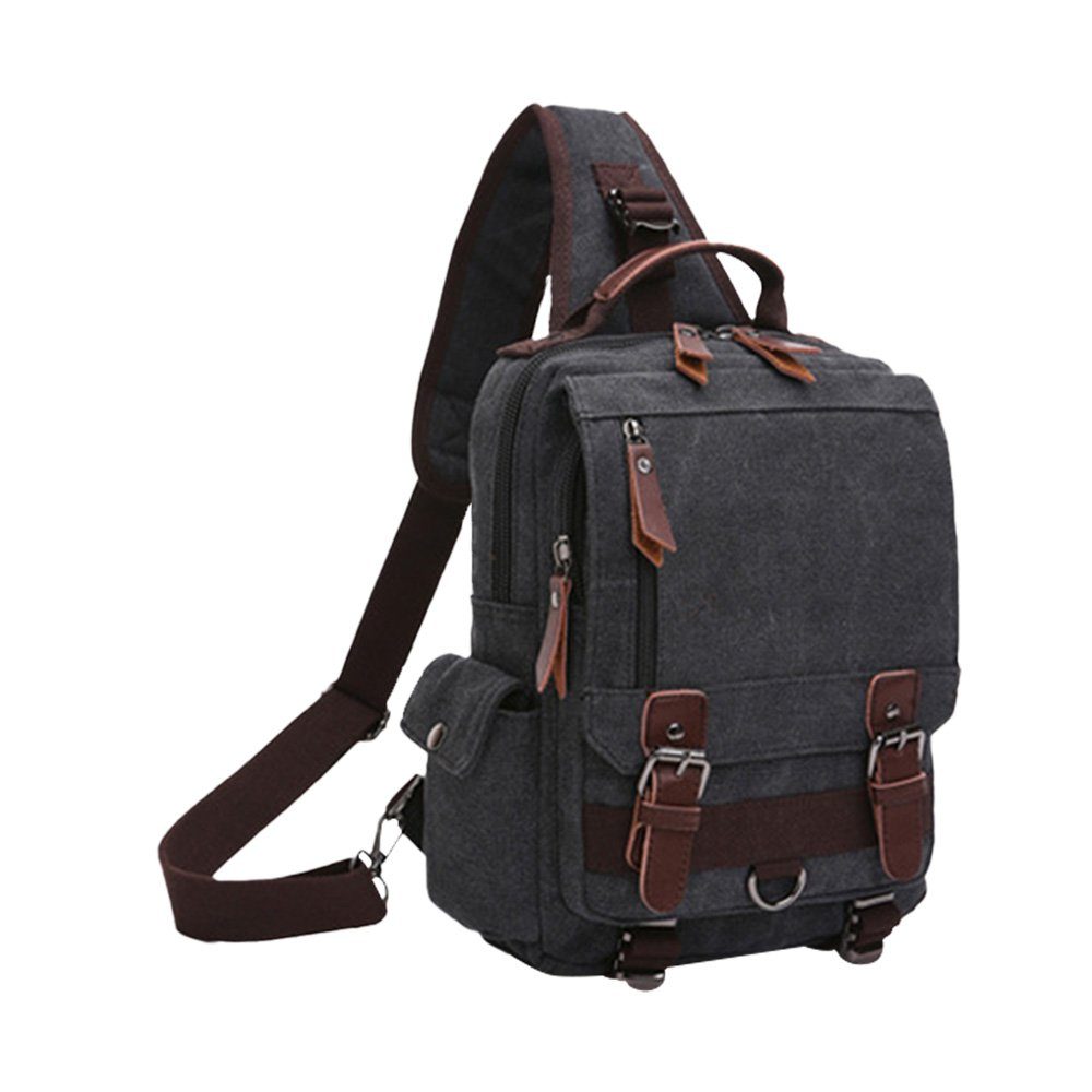 REDOM Laptoprucksack Canvas Laptop Rucksack Rucksäcke Schulrucksack Laptoptasche (Tablet Ipad Laptop Notebook Tasche Schule Uni Rucksack aus Canvas, Sportrucksack, Wasserbeständig, Schulterrucksack, Canvas), Herren Damen Jungen Teenager Freizeit Arbeit Business Reisen