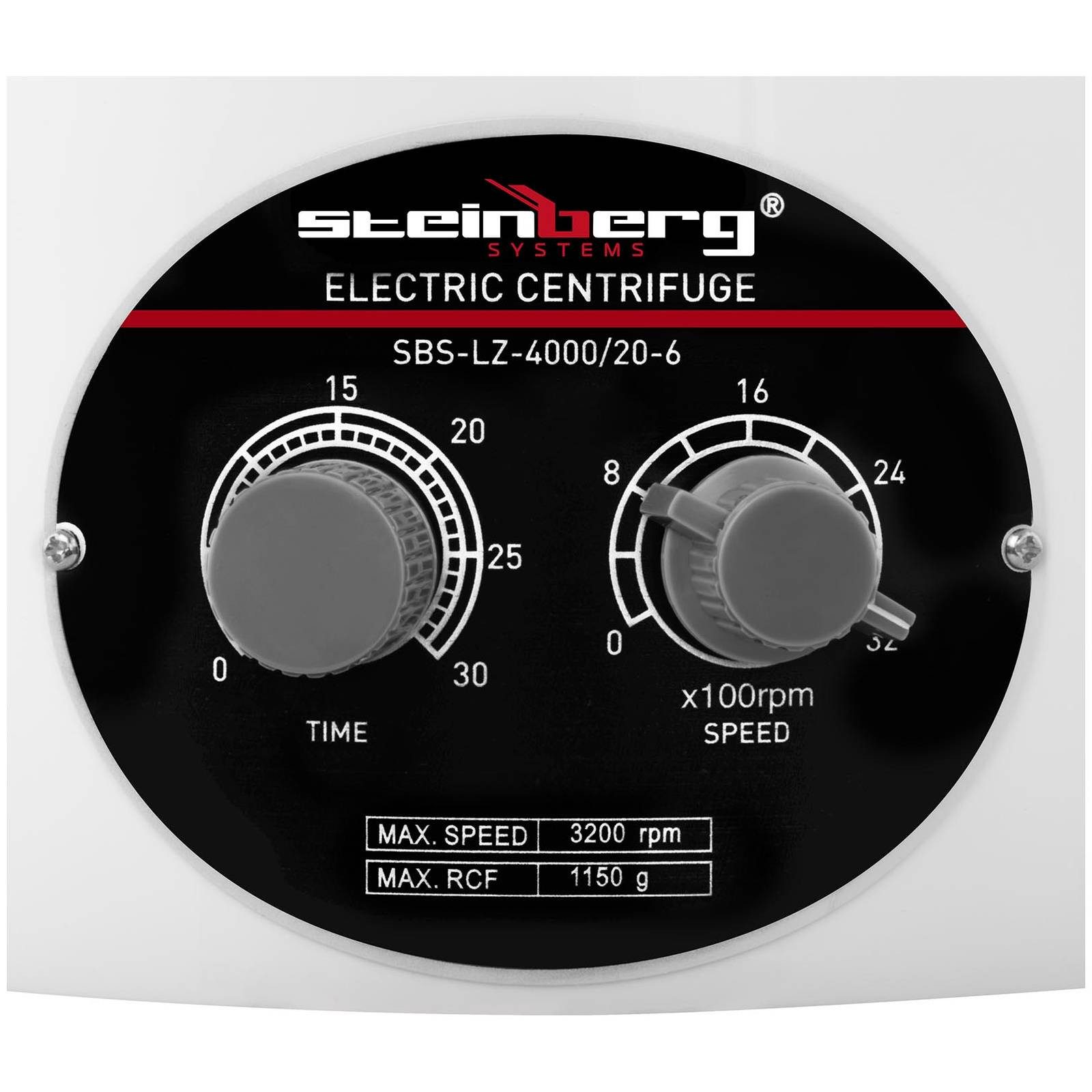 Steinberg Systems Laborzentrifuge 6 x 20 ml Tischzentrifuge RZB 1200xg Winkelrotor 3200 U/min 110W Labor