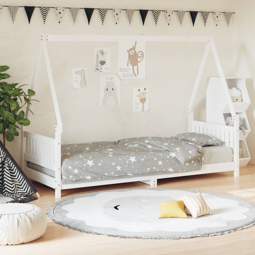 vidaXL Kinderbett, Jugendbett Weiß 80x200 cm günstig online kaufen