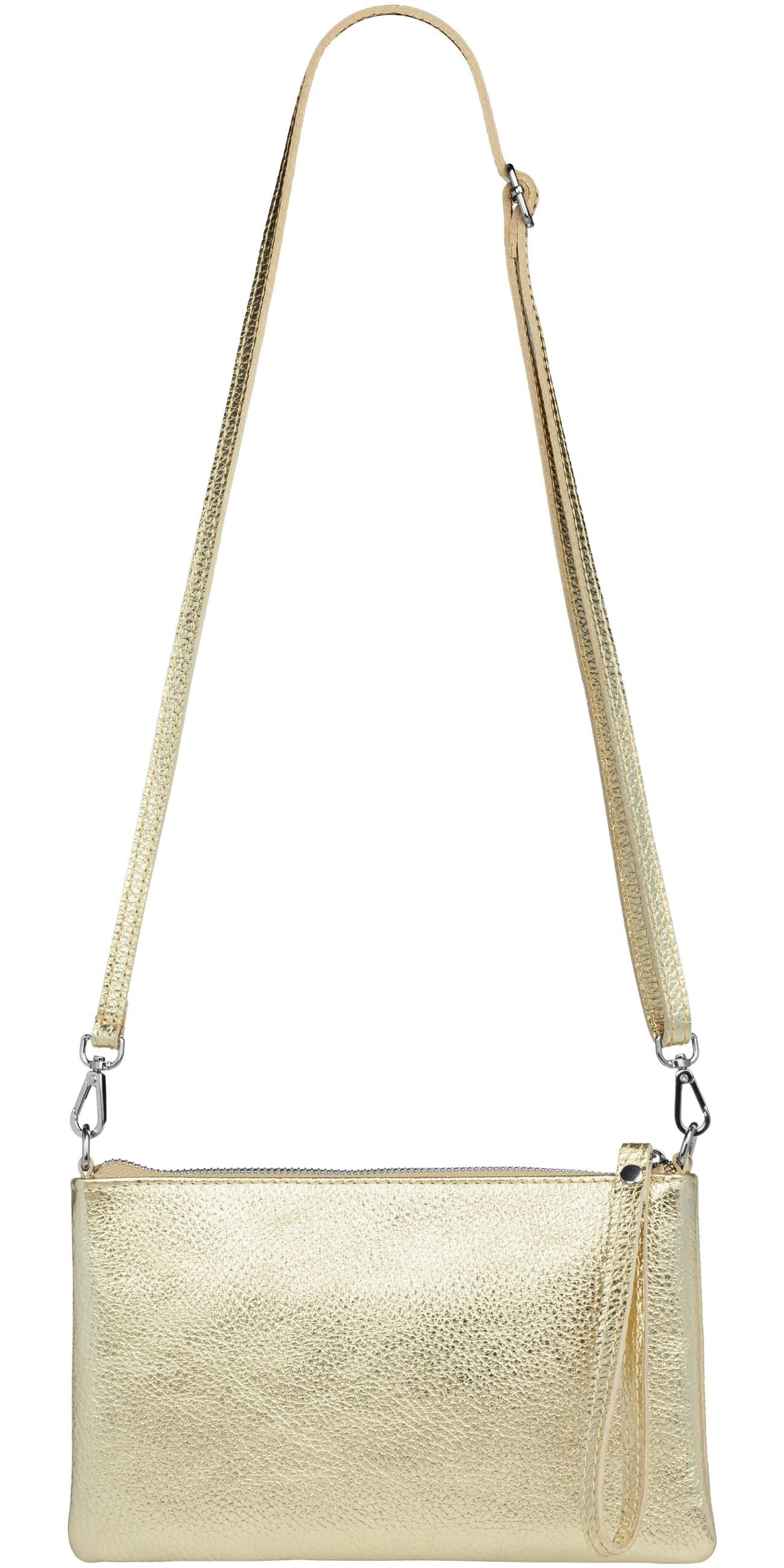 Caspar Clutch Abendtasche Kompakte Damen Leder Tasche - CLASSIC LINE - Mode günstig online kaufen