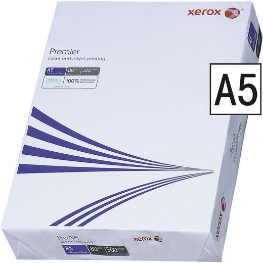 Xerox Druckerpapier »Premier«, Format DIN A5, 80 g/m²