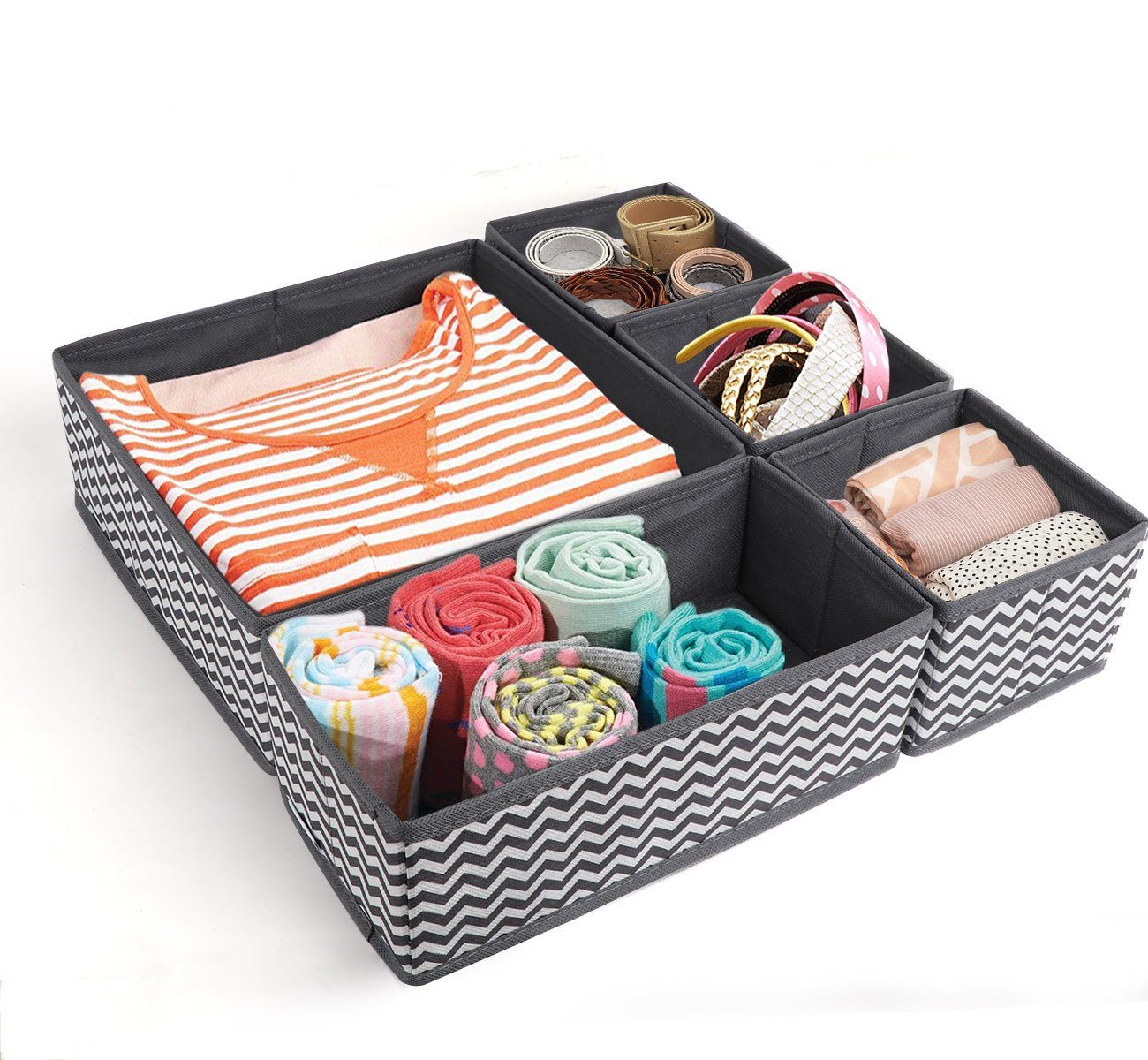 Homewit Aufbewahrungsbox Aufbewahrungsboxen Stoffbox für Schrank, günstig online kaufen