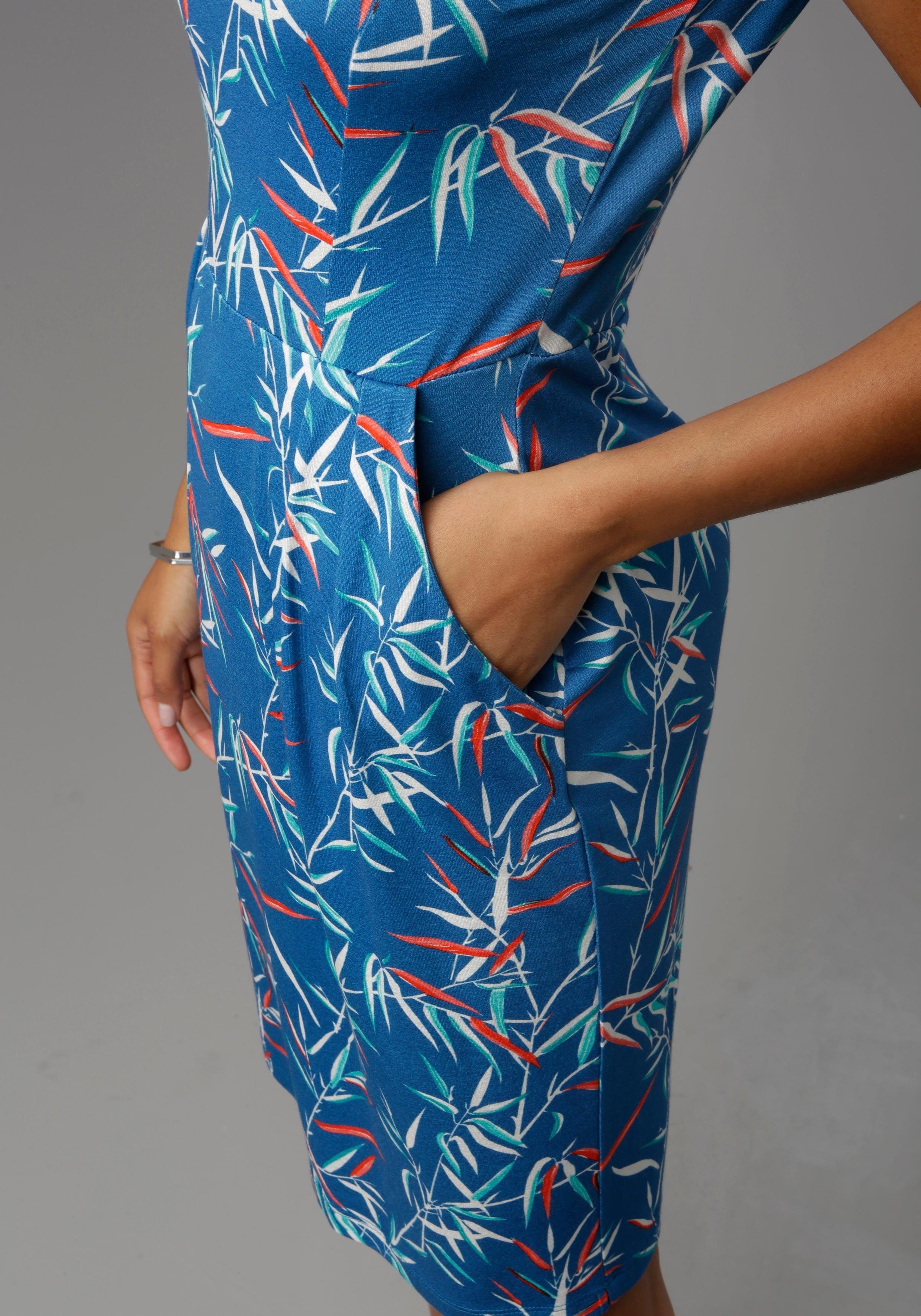 Aniston SELECTED Sommerkleid mit 2 Eingrifftaschen