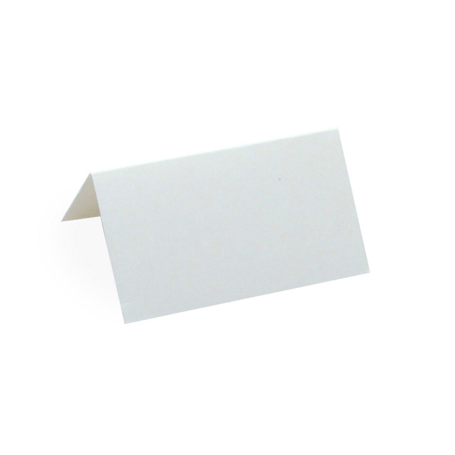 Deko AS Tischkartenhalter Tischkärtchen - weiß - 65x38mm - 12 Stück - 56007 00