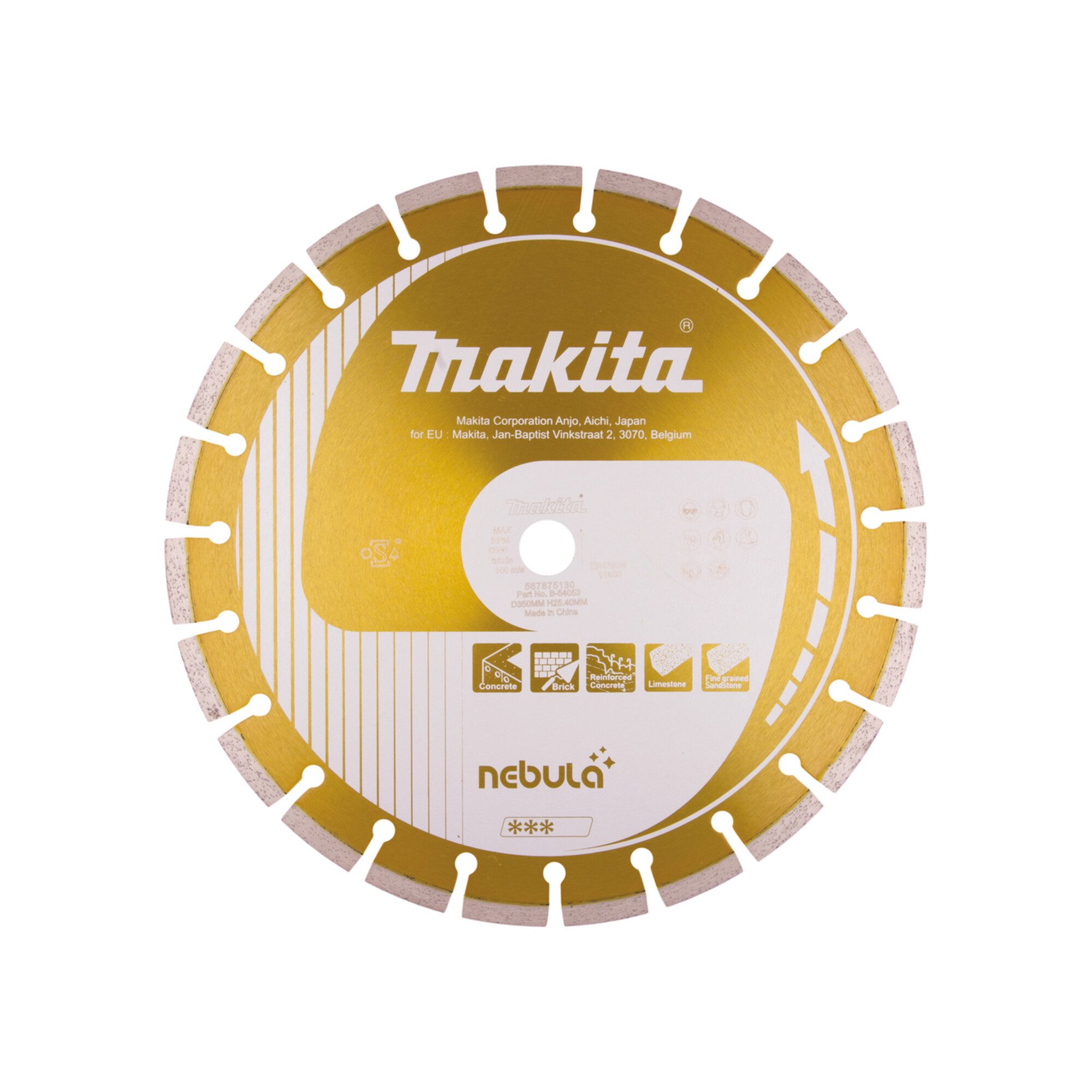 Makita Trennscheiben Makita Diamantscheibe 350x25,4 NEBULA