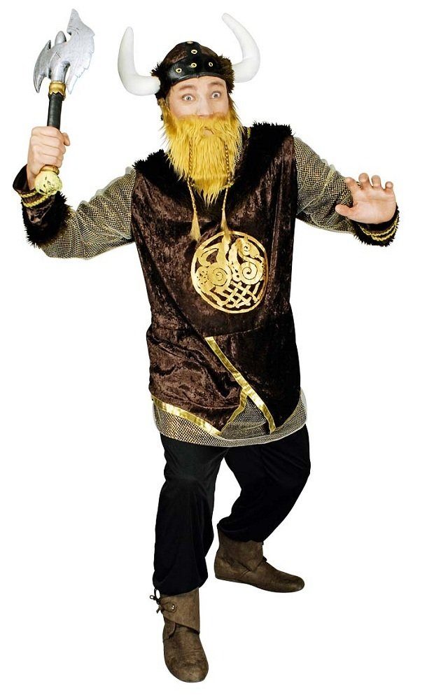 Das Kostümland Kostüm Wikinger Ragnar Kostüm für Herren