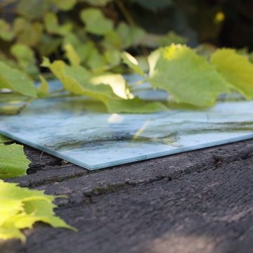 Decorwelt Bodenschutzplatte Funkenschutzplatte Glas Kaminofen Durchsichtig Kamin platte Bodenplatt