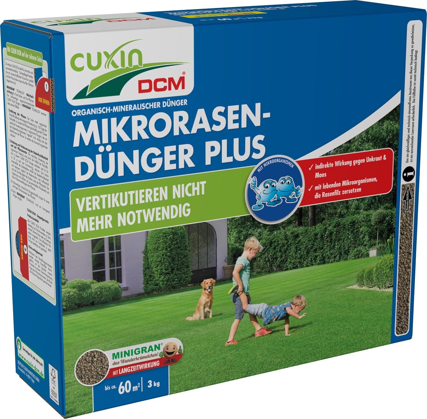 Cuxin DCM Rasendünger Cuxin DCM Mikro Rasendünger Plus 3 kg