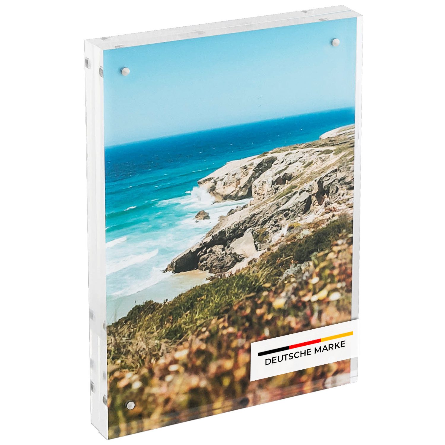 HMF Bilderrahmen Magnetischer Bilderrahmen aus Acrylglas, für 2 Bilder, im günstig online kaufen