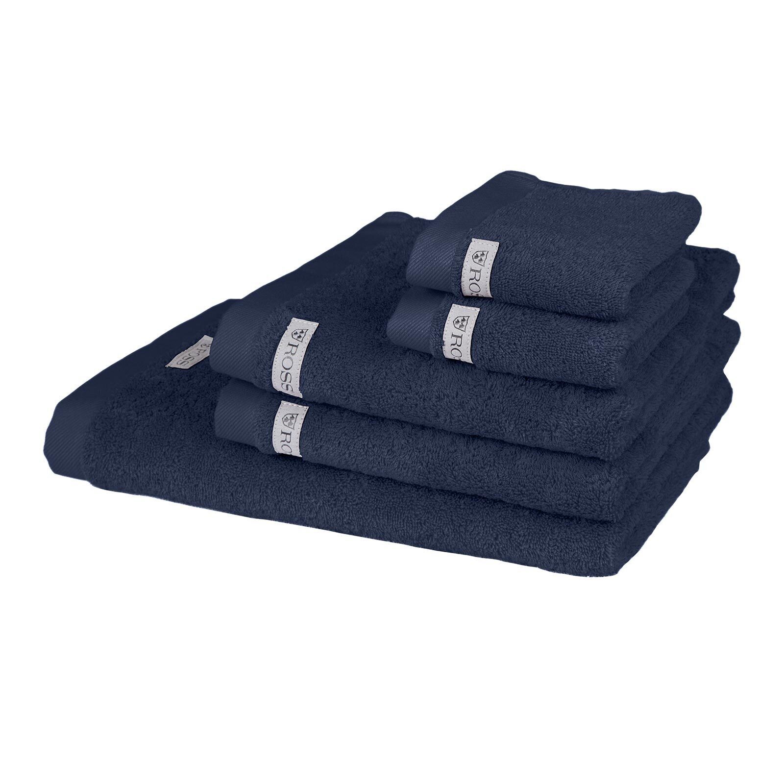 ROSS Handtuch Set, denim (Sparset, 5-tlg)