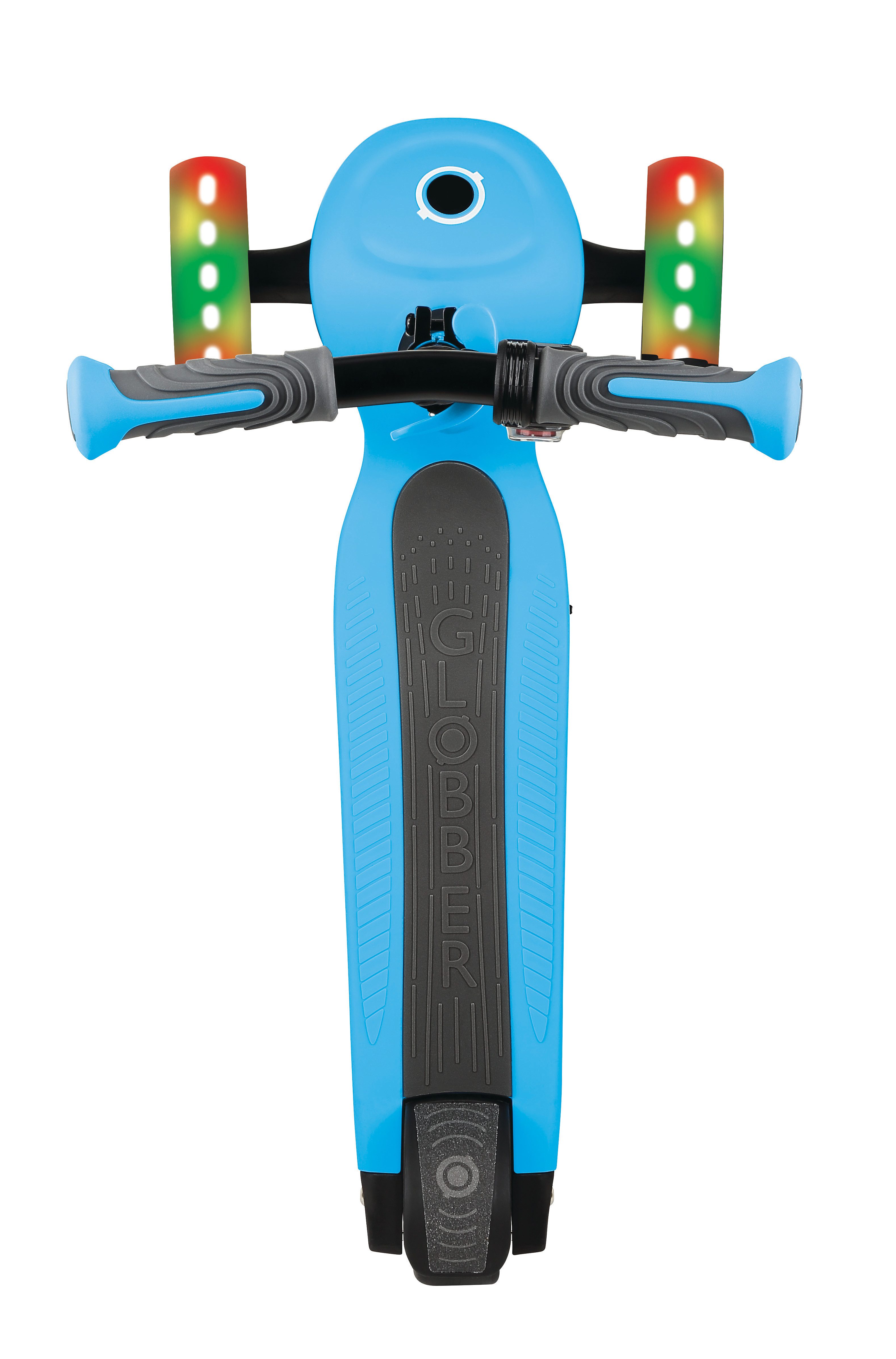 Globber E-Scooter ONE K E-MOTION 4 PLUS, mit Leuchtrollen, 10 km/h