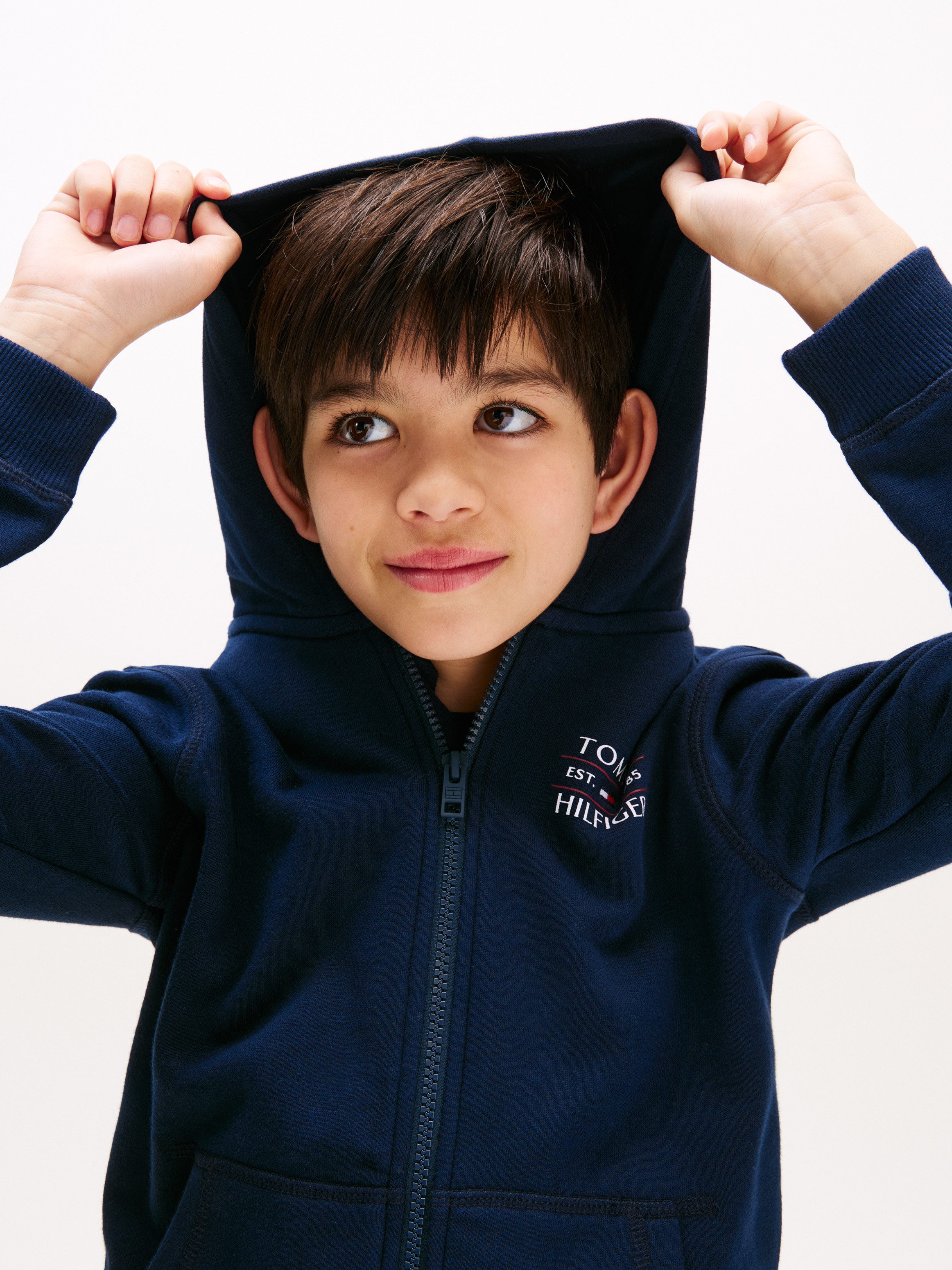 Tommy Hilfiger Kapuzensweatjacke TOMMY FLAG HILFIGER günstig online kaufen