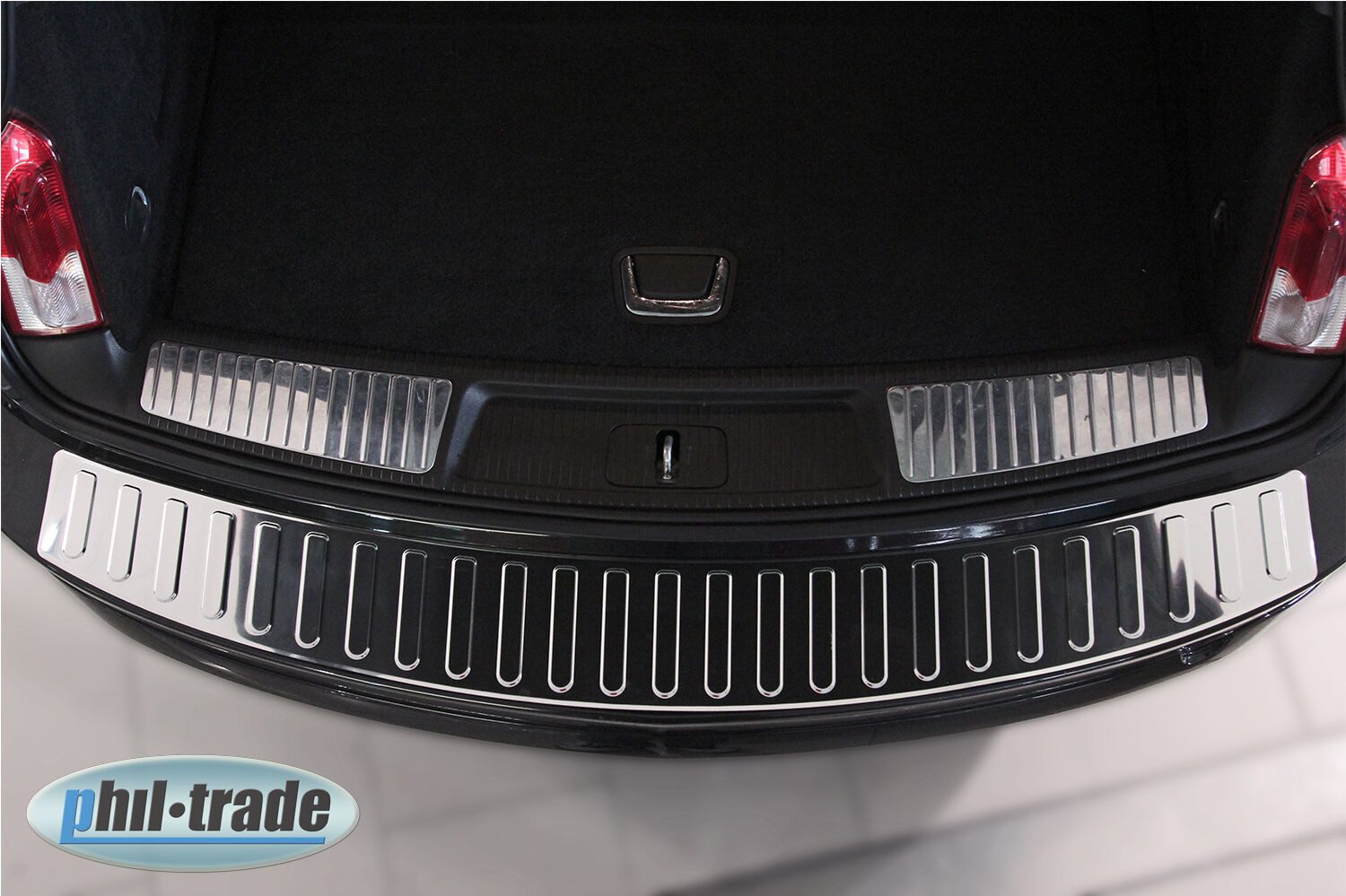 RECAMBO Ladekantenschutz für OPEL INSIGNIA A Sports TOURER, 2008-2017 Stoßstangenschutz, V2A rostfrei, Exklusive Optik, praktischer Schutz & perfekte Passform