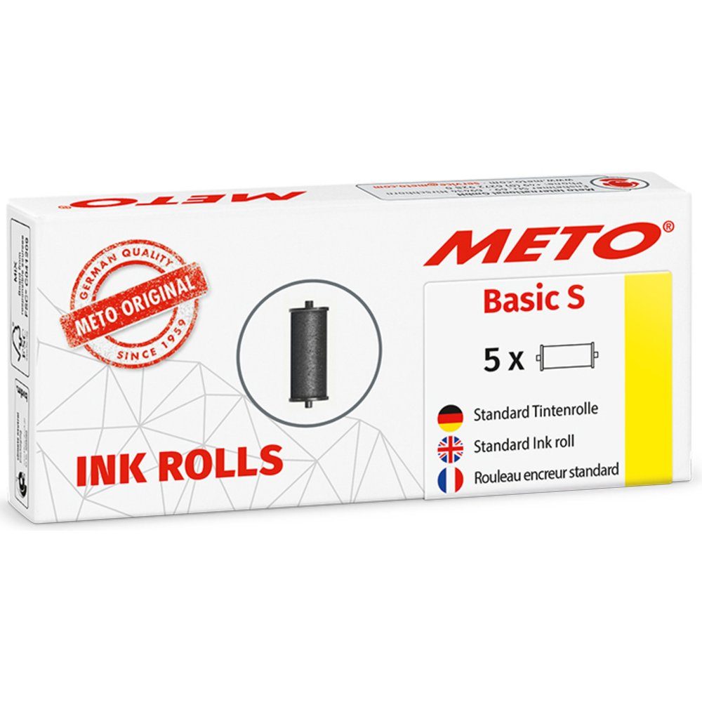 METO Etikett METO Tintenrolle für Preisauszeichnungsgerät 9505909 Schwarz