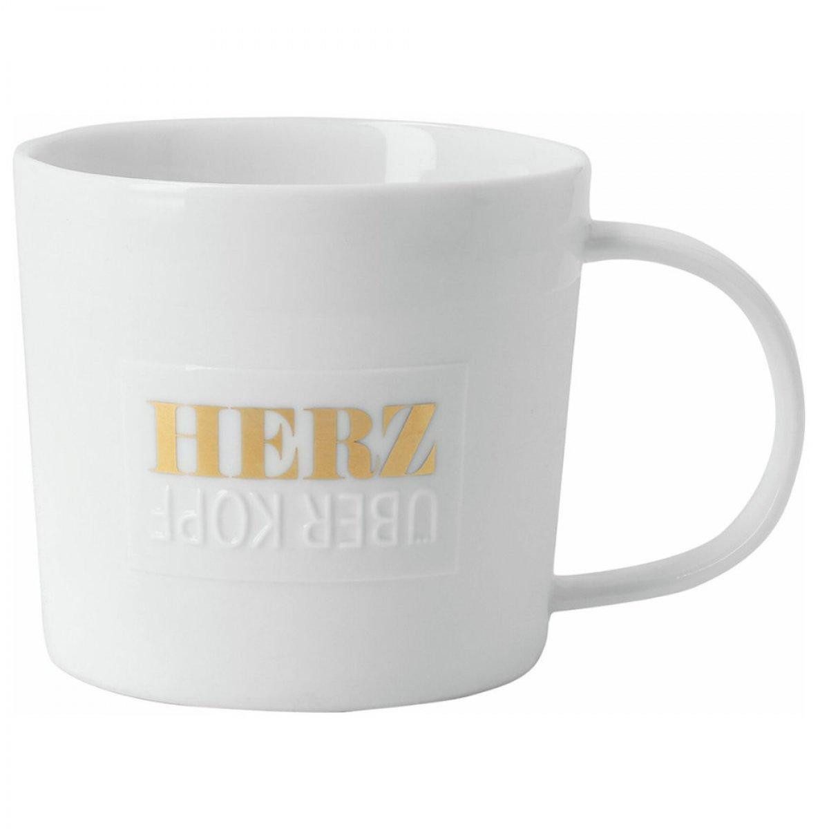 Räder Tasse Design Tasse Poesie Herz über Kopf