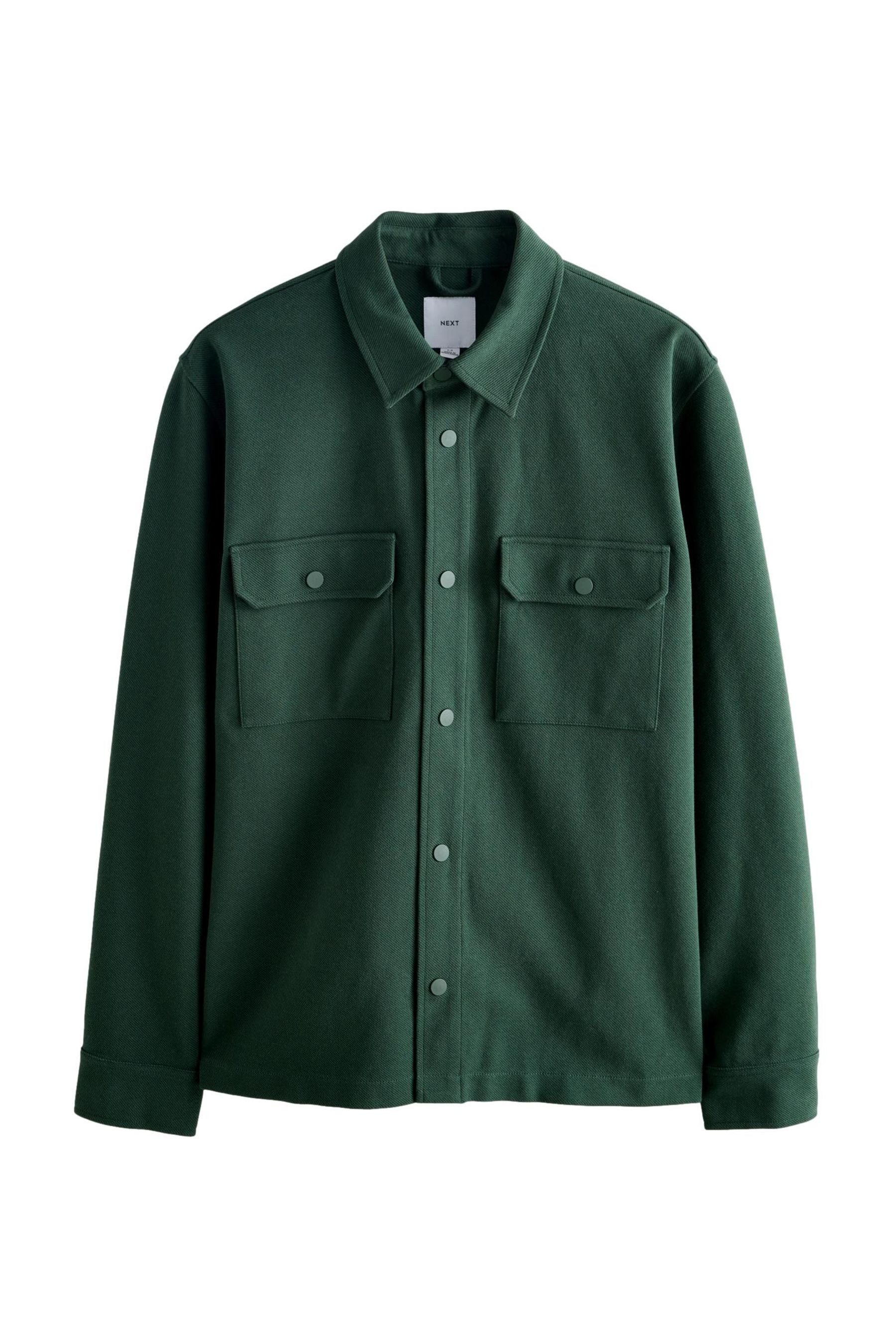 Hemdjacke Hemdjacke mit Druckknopfverschluss aus Jersey