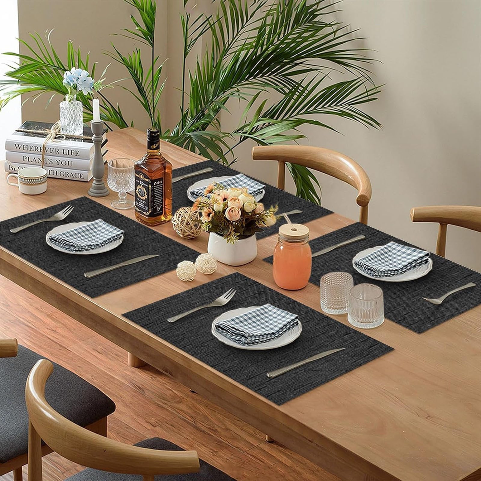 MODFU Platzset 6er Tischset Platz-Matten Platzdeckchen günstig online kaufen