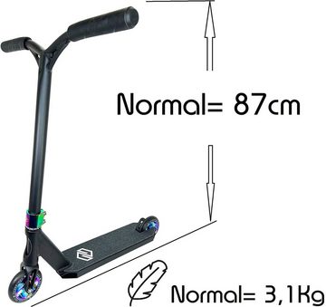 Striker Stuntscooter Striker Lux Stunt-Scooter H=87cm 3,1kg schwarz/ Neochrom