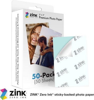 Polaroid Fotopapier Zink Premium Fotopapier 2x3" (50 Blätter) - Glanz - 2x3 Zoll