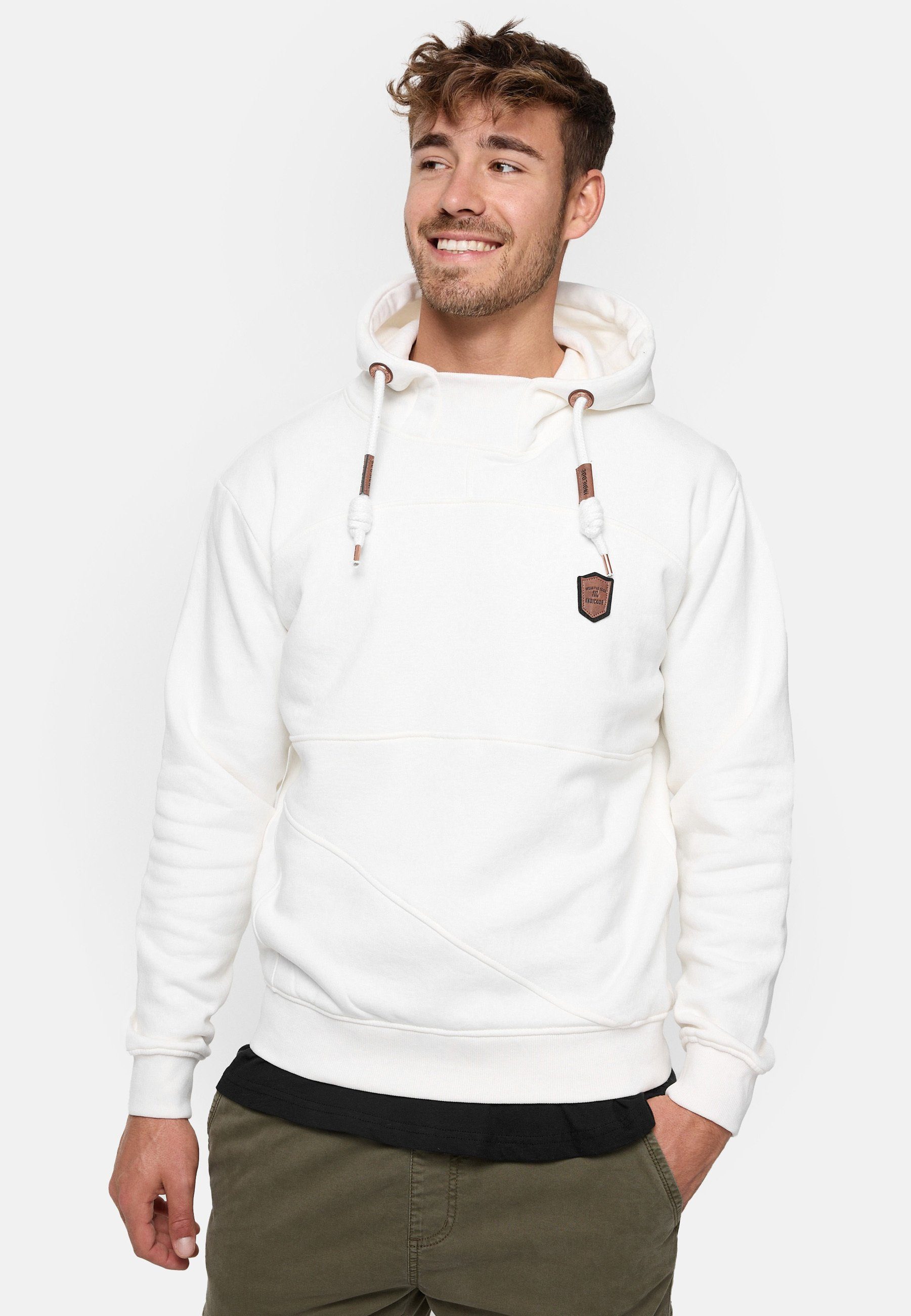 Indicode Hoodie Herren Meza Sweatshirt Kapuze Herrenhoodie mit asymmetrisch günstig online kaufen