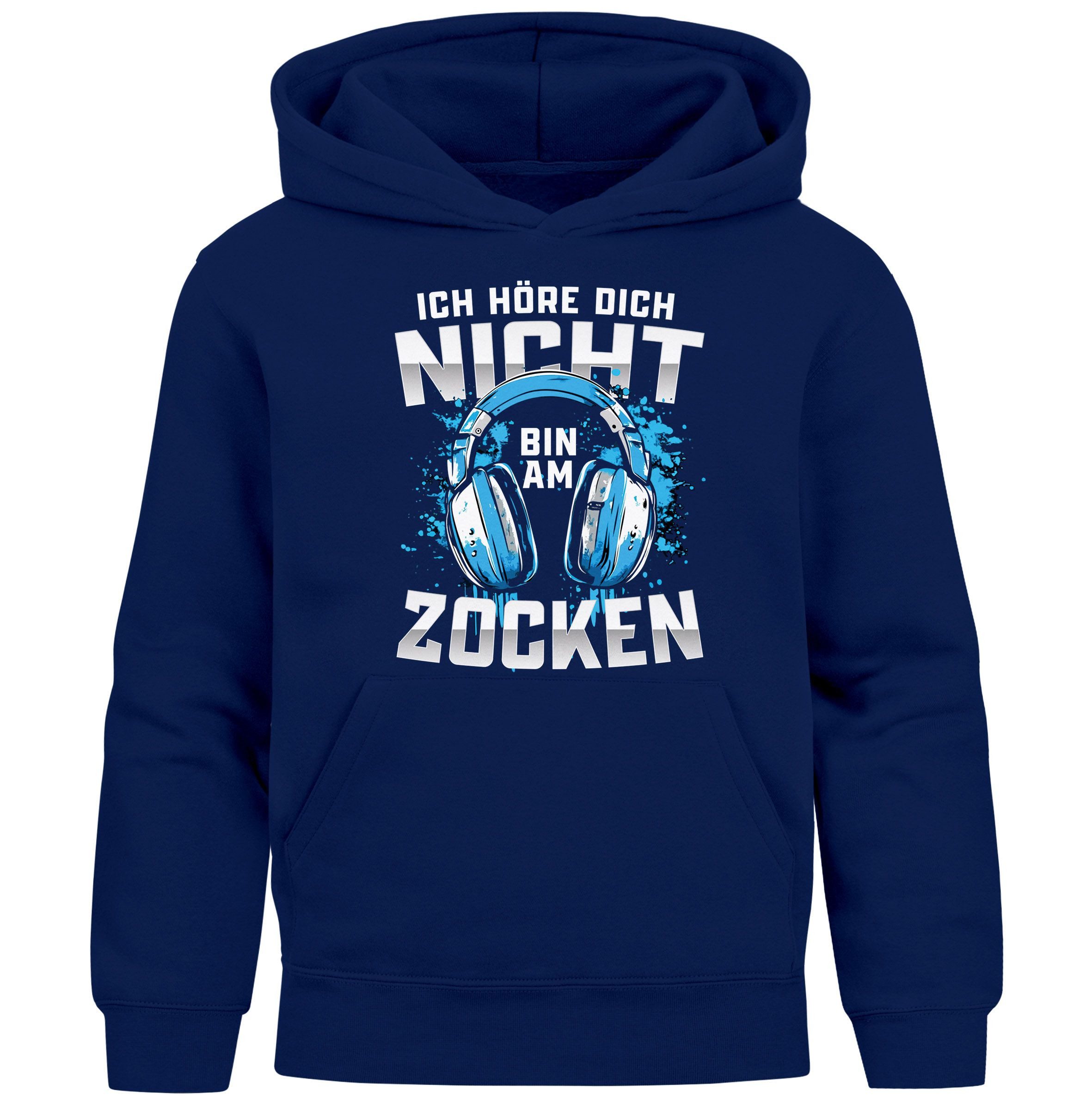 MoonWorks Hoodie Kinder Hoodie Jungen Gaming Spruch lustig Höre dich nicht bin am