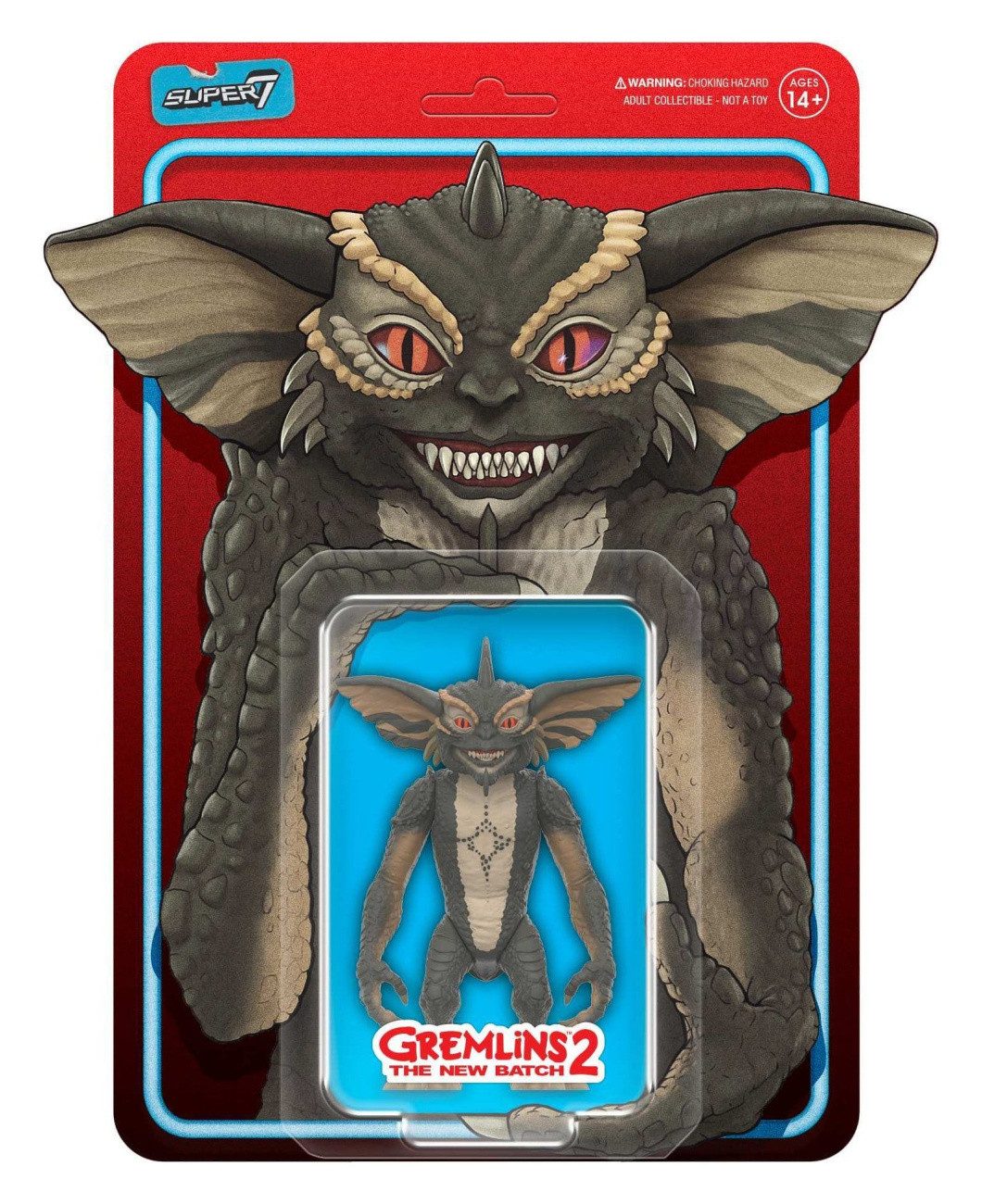 Super7 Actionfigur Gremlins ReAction Actionfigur - Mohawk (Character Card) 23 cm
