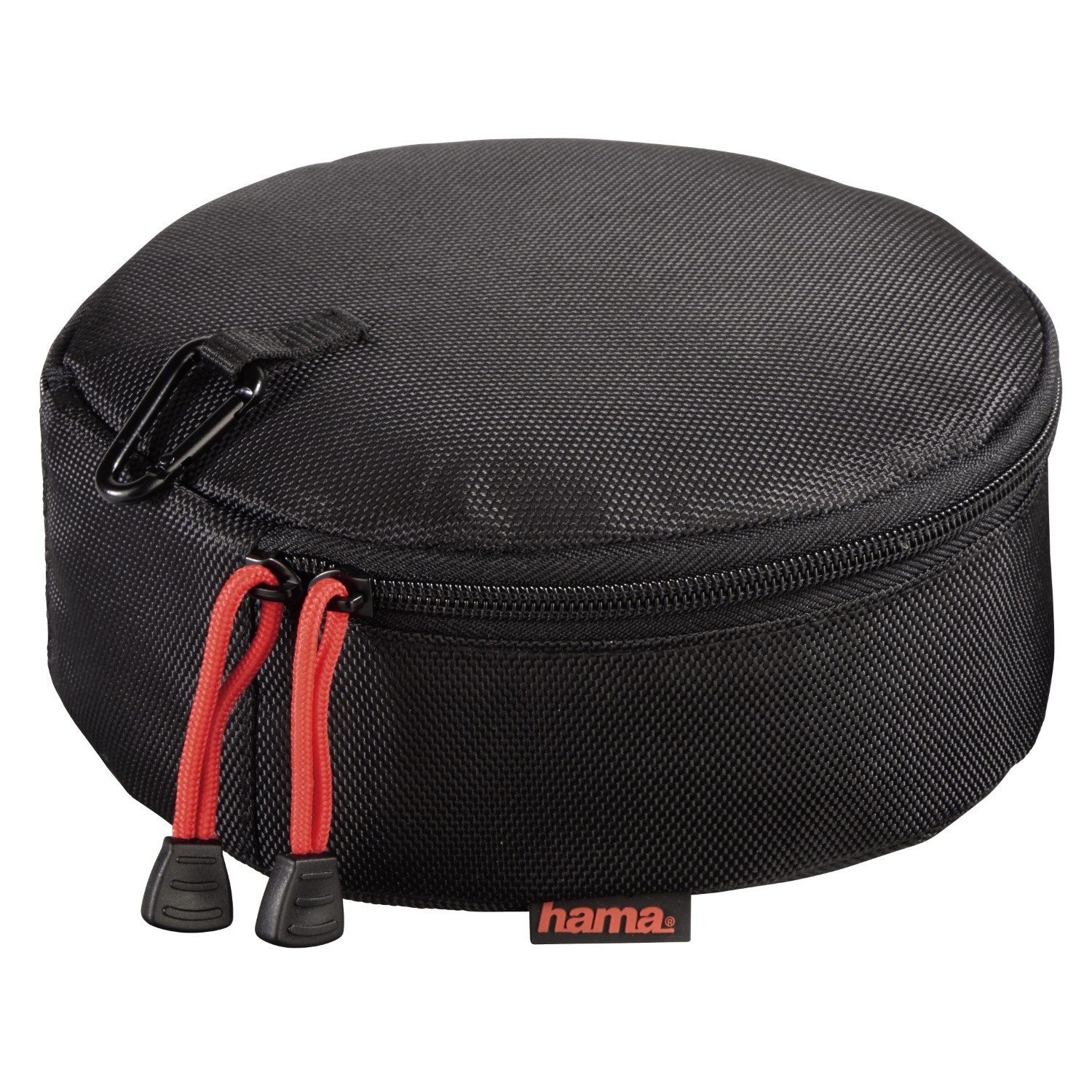 Hama Kopfhörer-Schutzhülle Kopfhörer Tasche Case On-Ear Over-Ear Headset, Schutz-Hülle Etui Schutztasche Aufbewahrung Bag Karabiner Netzfach