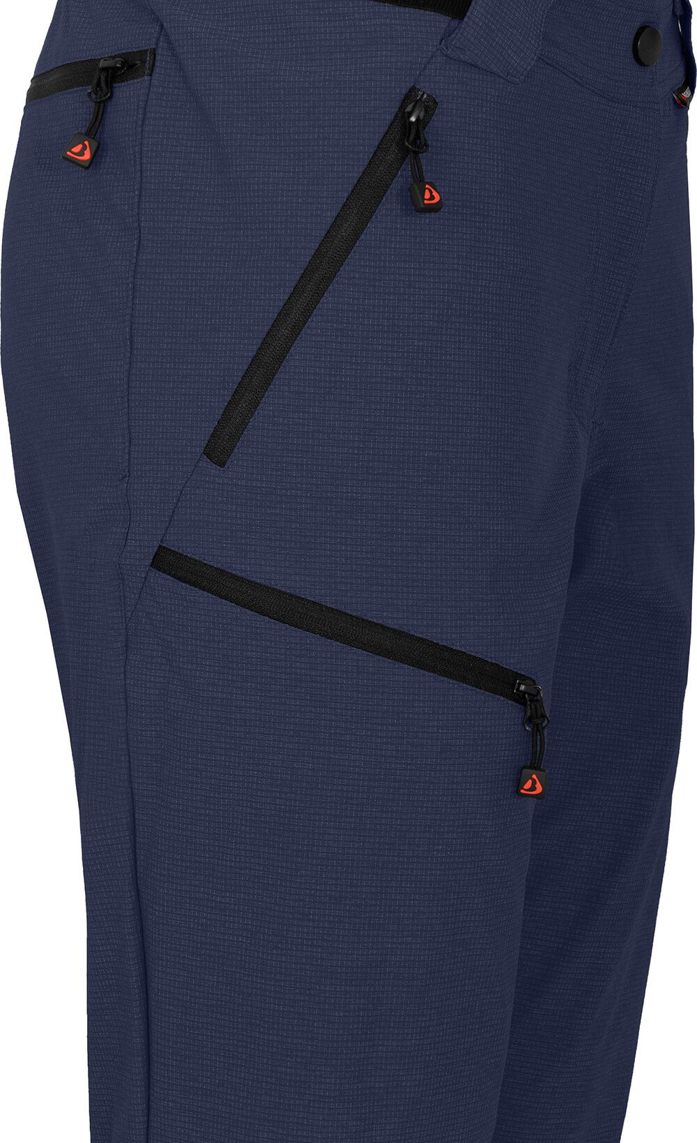 Bergson Outdoorhose PORI Bermuda Damen Wandershorts, robust, elastisch, Normalgrößen, peacoat blau