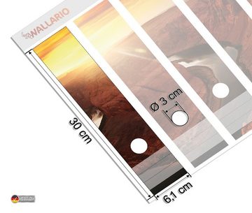 Wallario Etiketten Grand Canyon bei Sonnenuntergang, Ordnerrücken-Sticker in verschiedenen Ausführungen