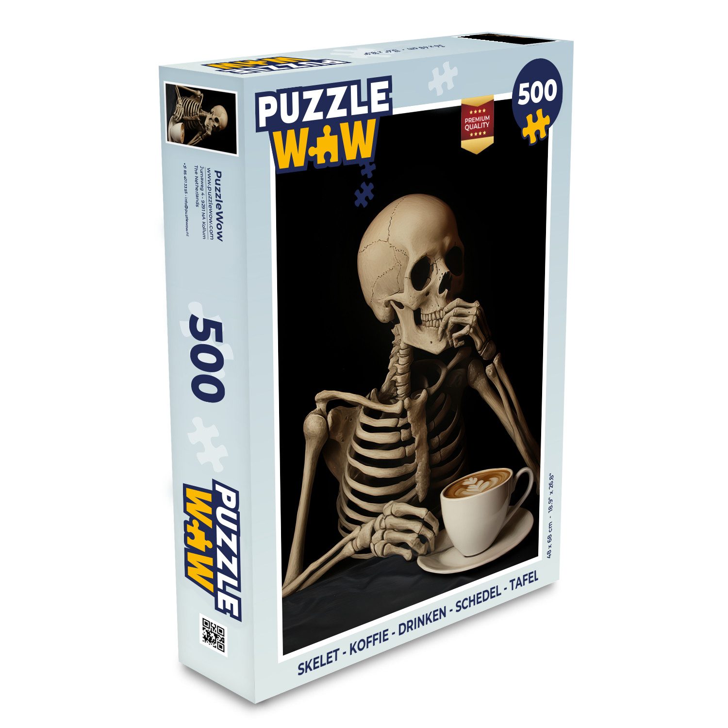 MuchoWow Puzzle Skelett - Kaffee - günstig online kaufen