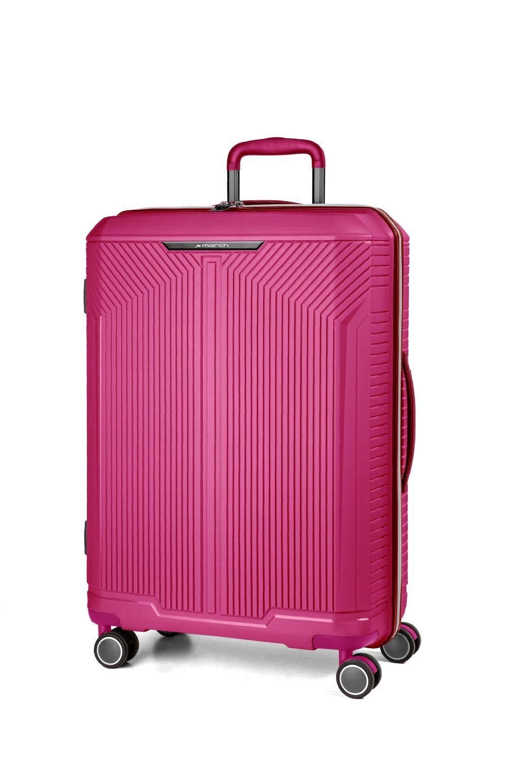 march Handgepäckkoffer March Fjord S Magenta Metal Чемоданы