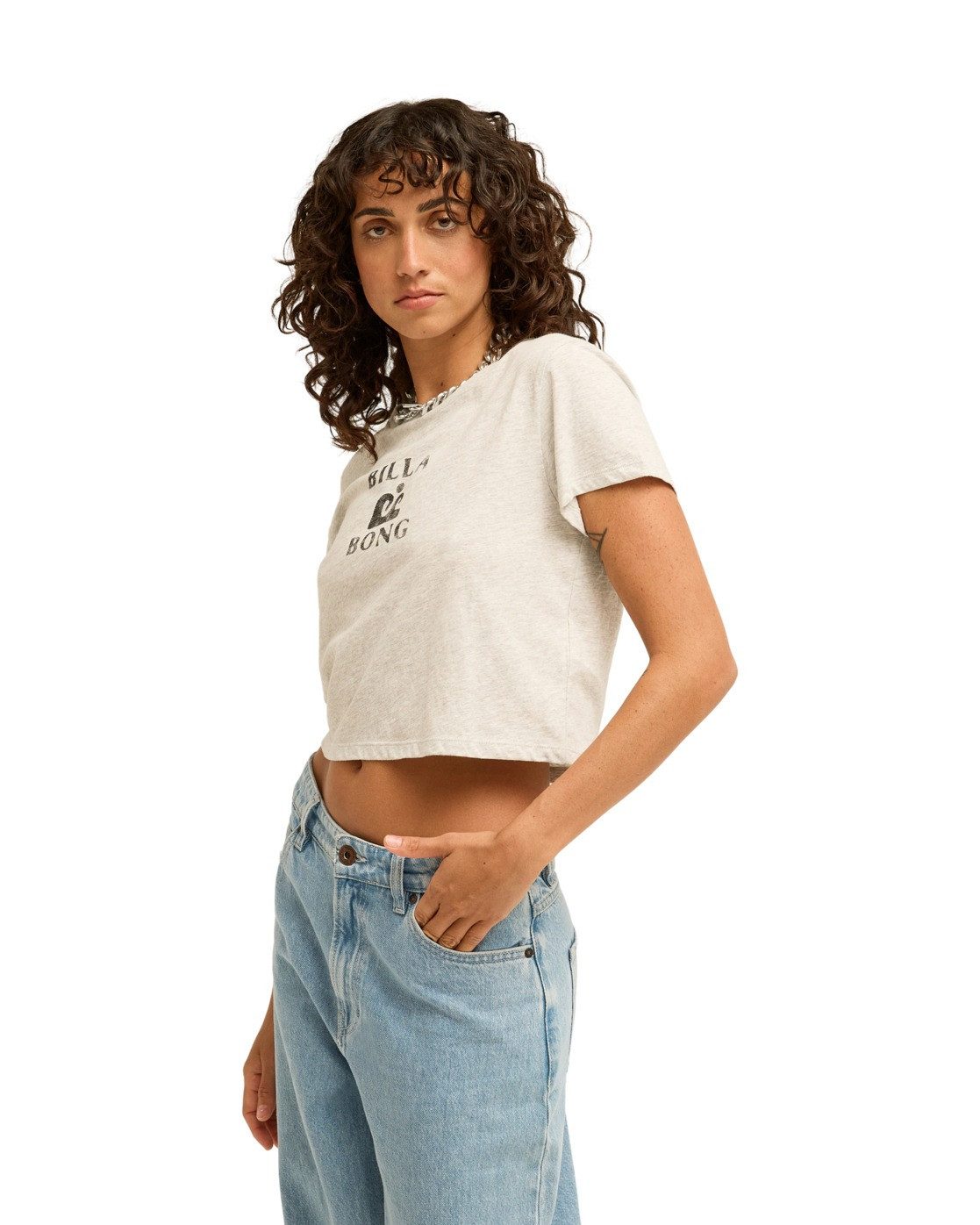 Billabong T-Shirt Surfing In Town Crop