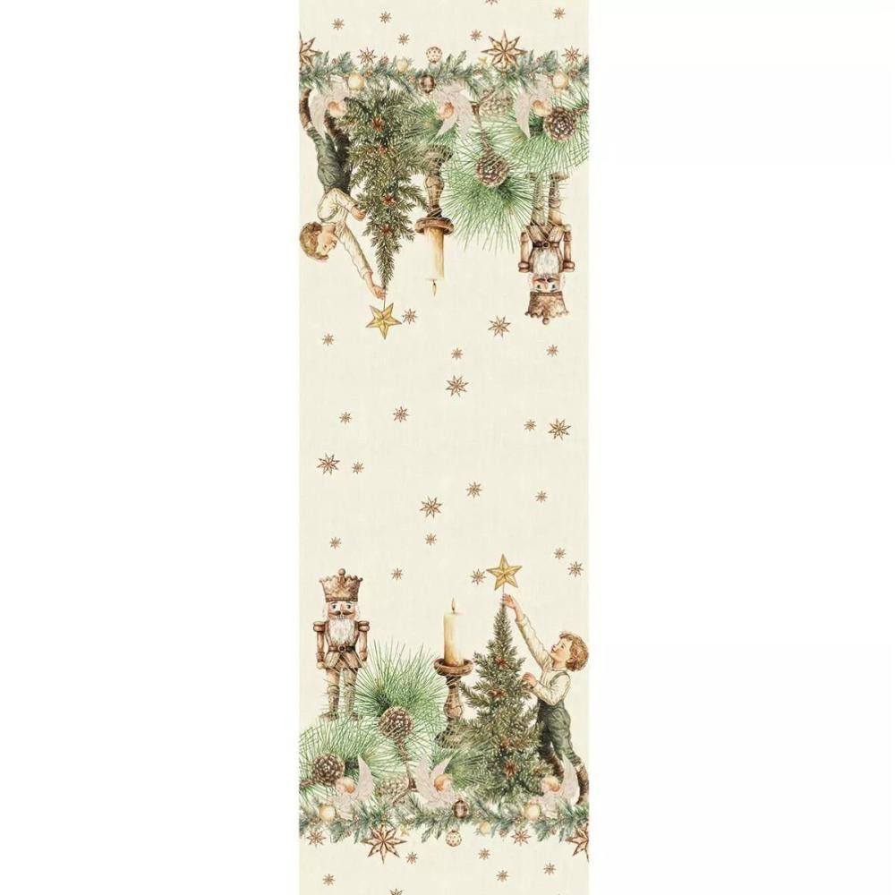 Garnier Thiebaut Tischläufer Noel vintage Dore 50 x 155 cm