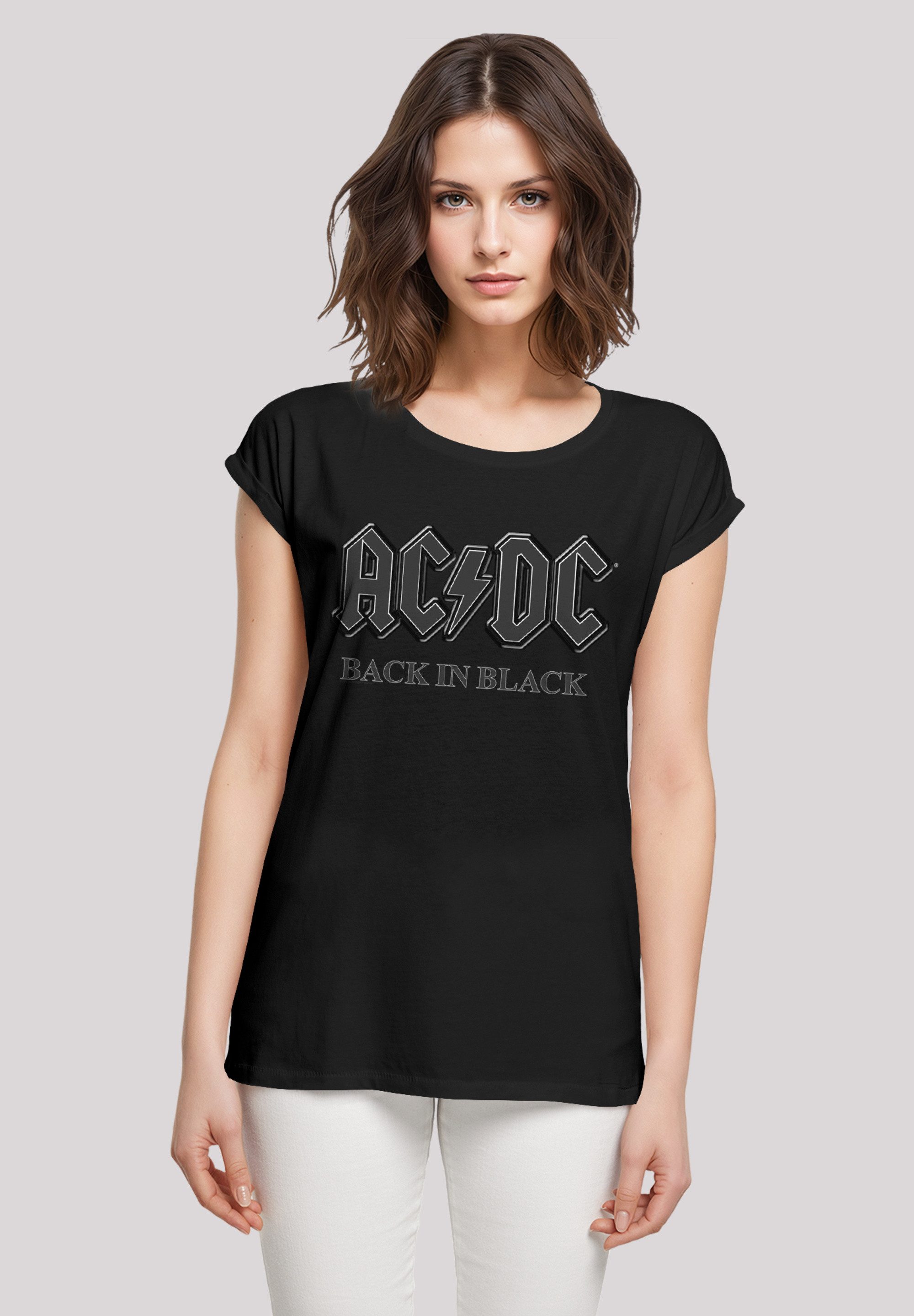 F4NT4STIC T-Shirt ACDC Back in Black günstig online kaufen