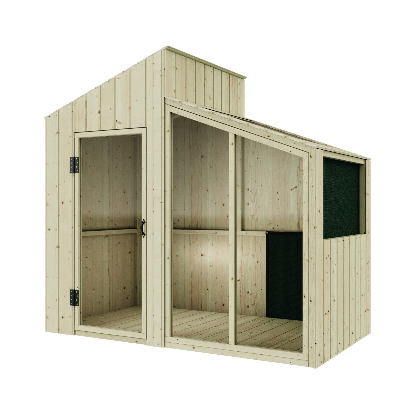 OutdoorToys Spielhaus Milchstraße, Mit Fußboden