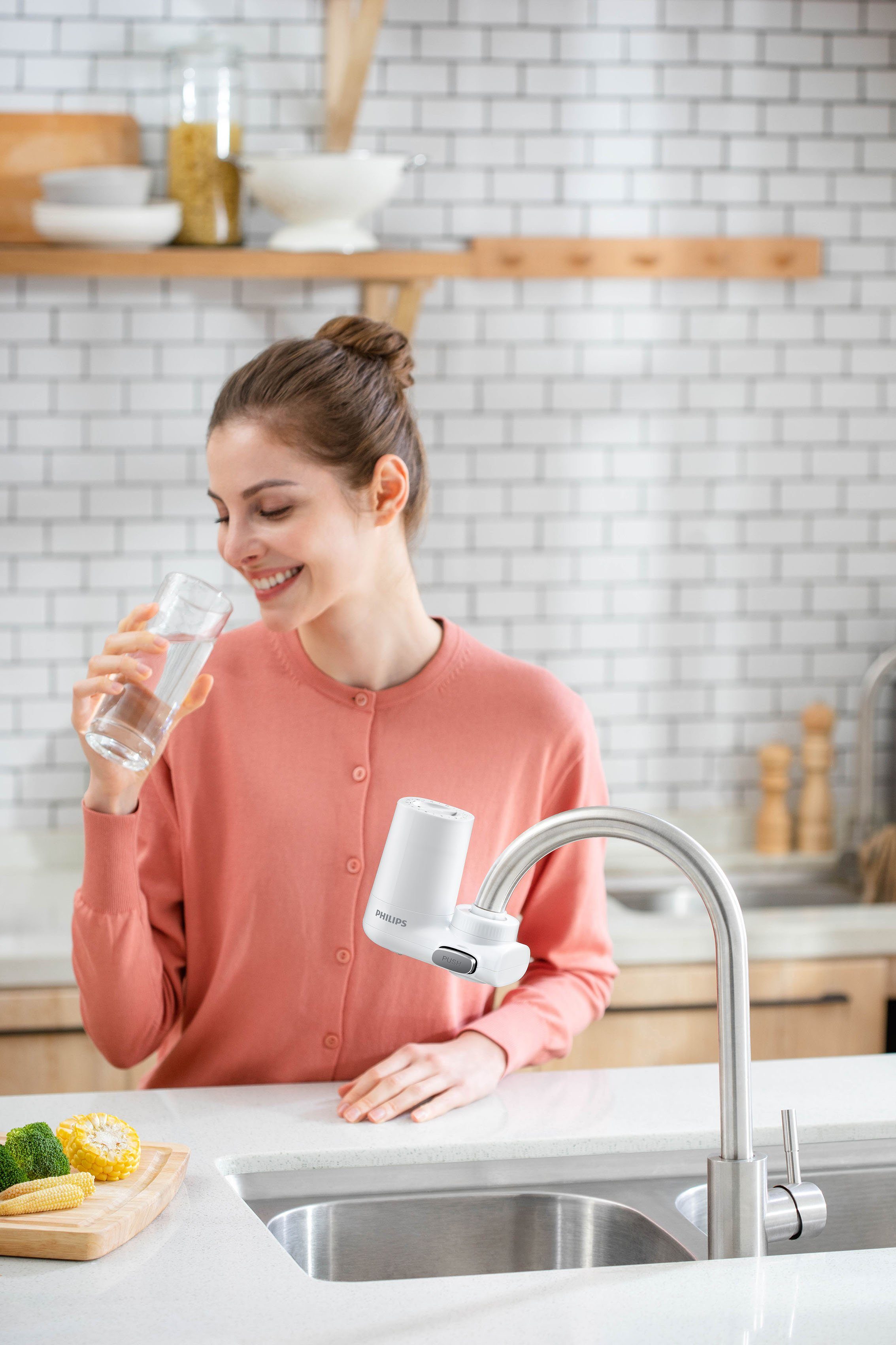 Philips Wasserfilter AWP3753/10, Filtration am Wasserhahn, Filterkapazität: 1200 l